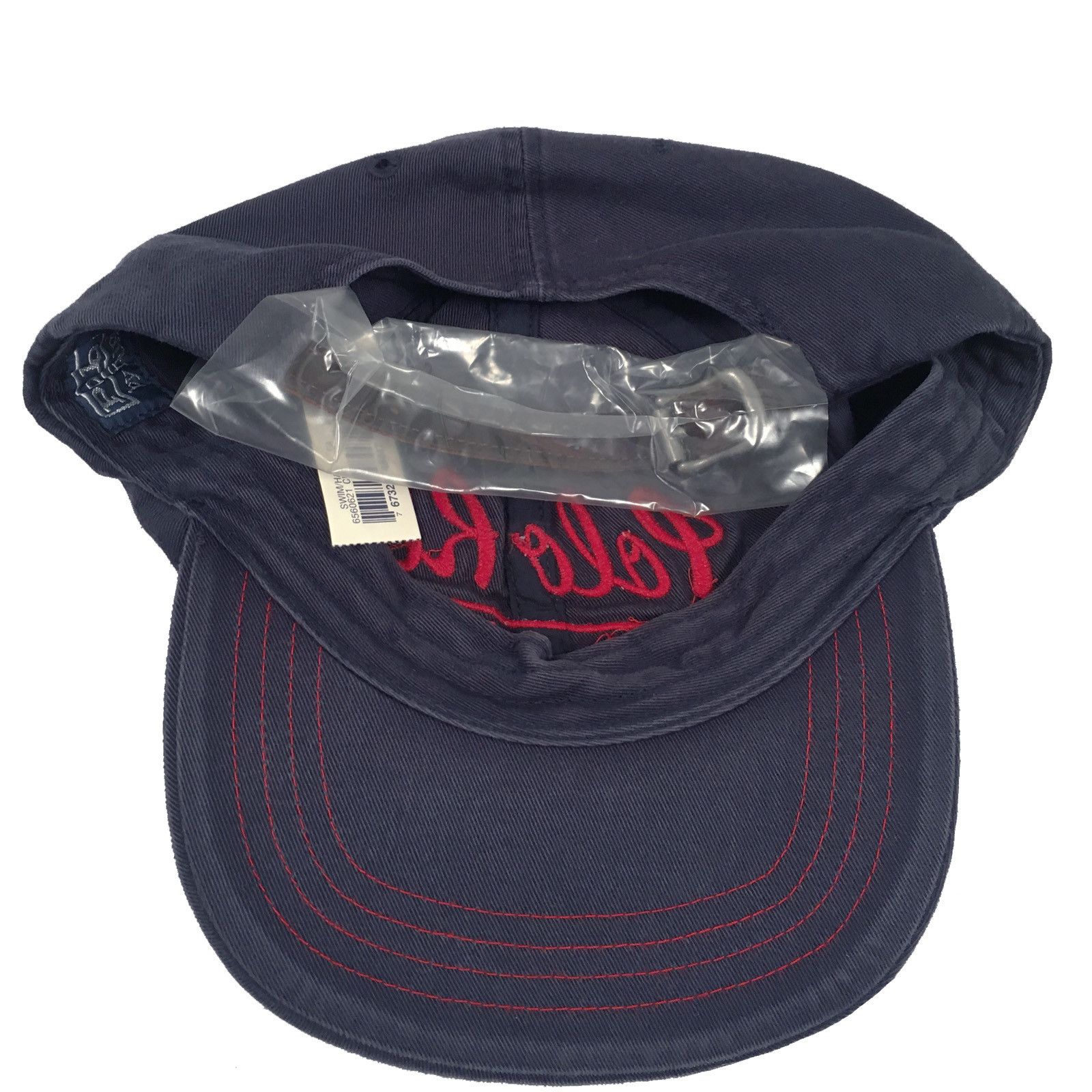 Polo Ralph Lauren NEW VINTAGE Polo Ralph Lauren Baseball Hat Navy Red Polo RL Size ONE SIZE - 3 Thumbnail