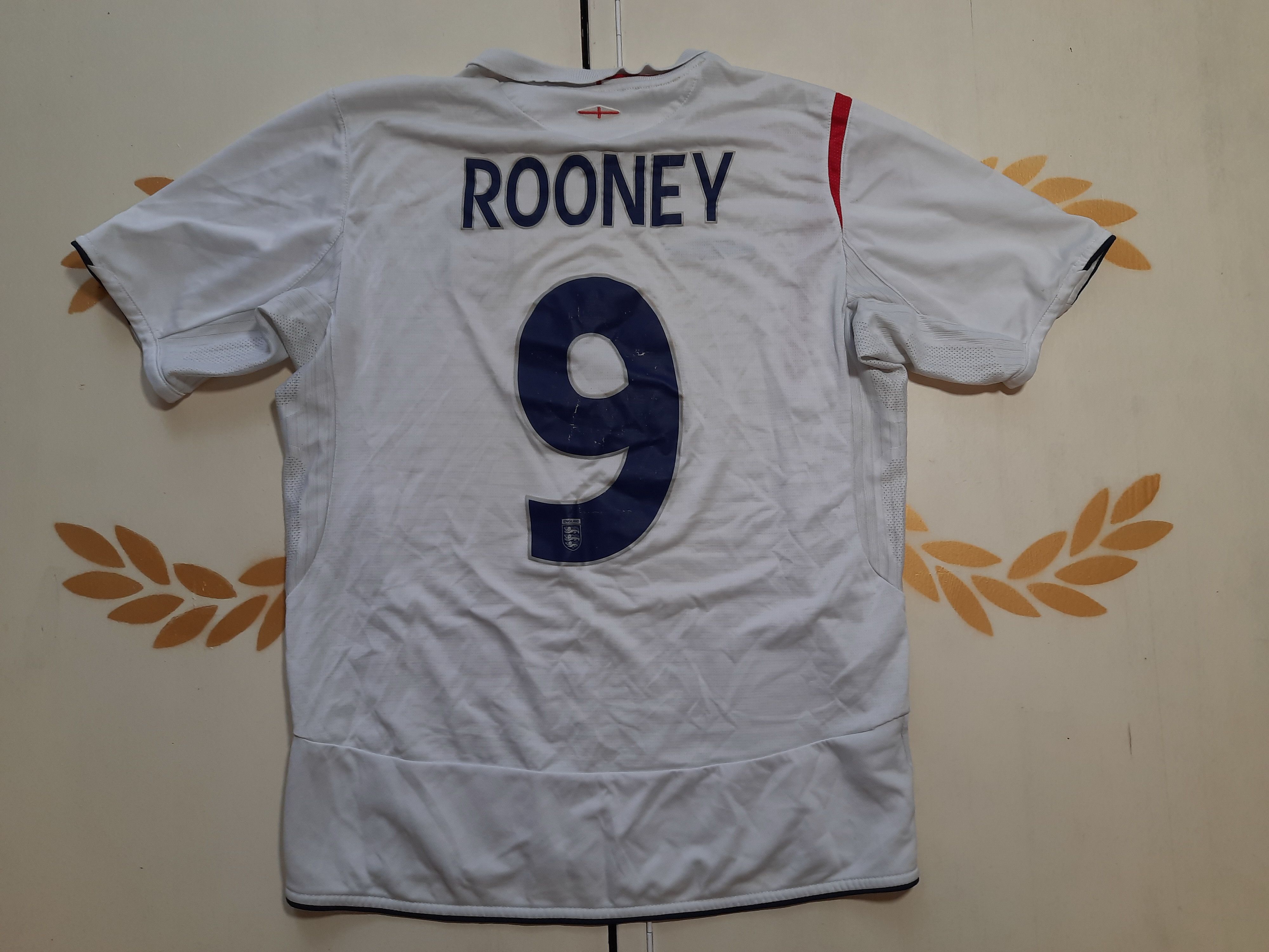 Umbro Umbro England Jersey №9 Rooney 2006 Size US L / EU 52-54 / 3 - 13 Thumbnail