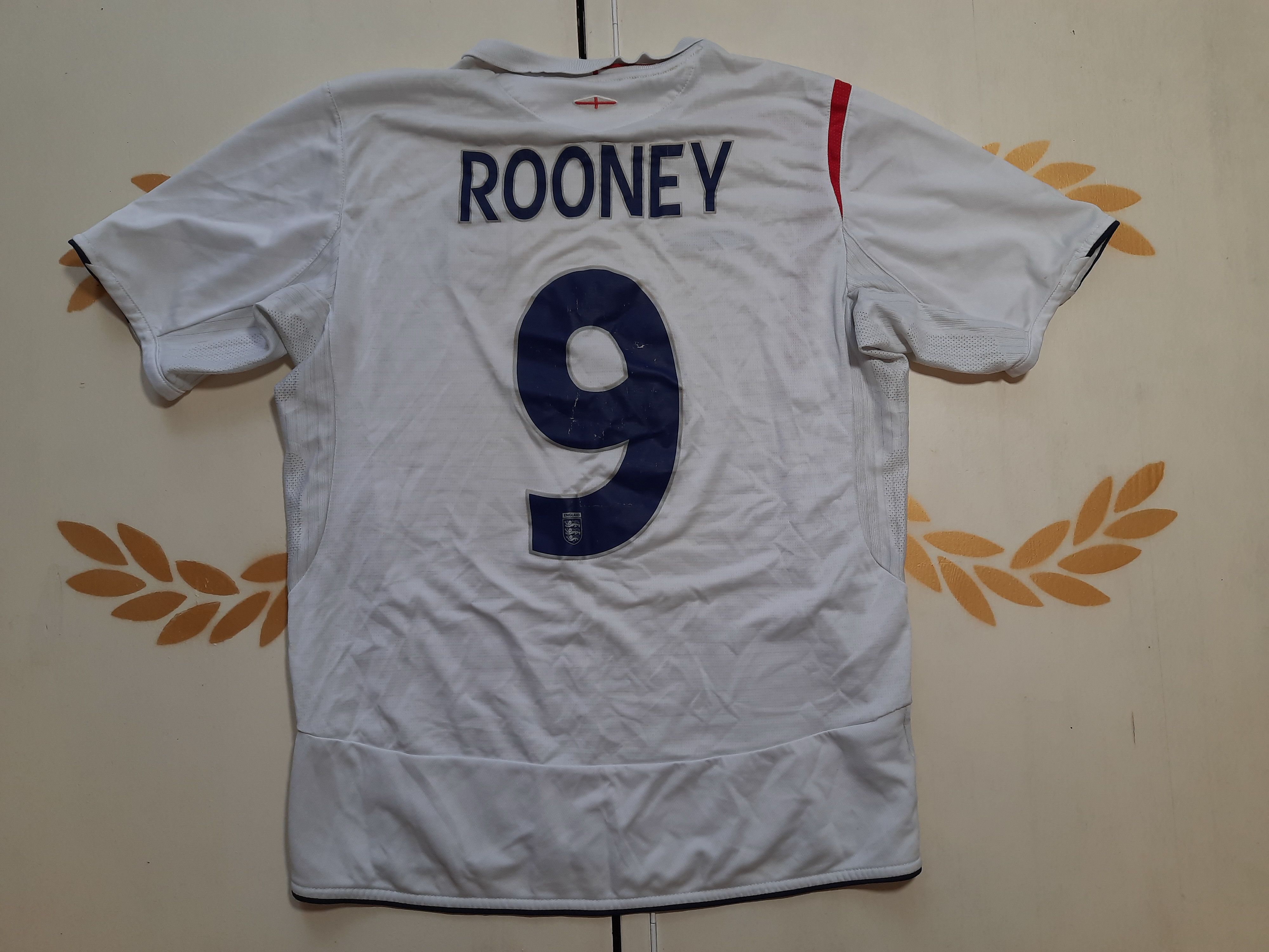 Umbro Umbro England Jersey №9 Rooney 2006 Size US L / EU 52-54 / 3 - 12 Thumbnail