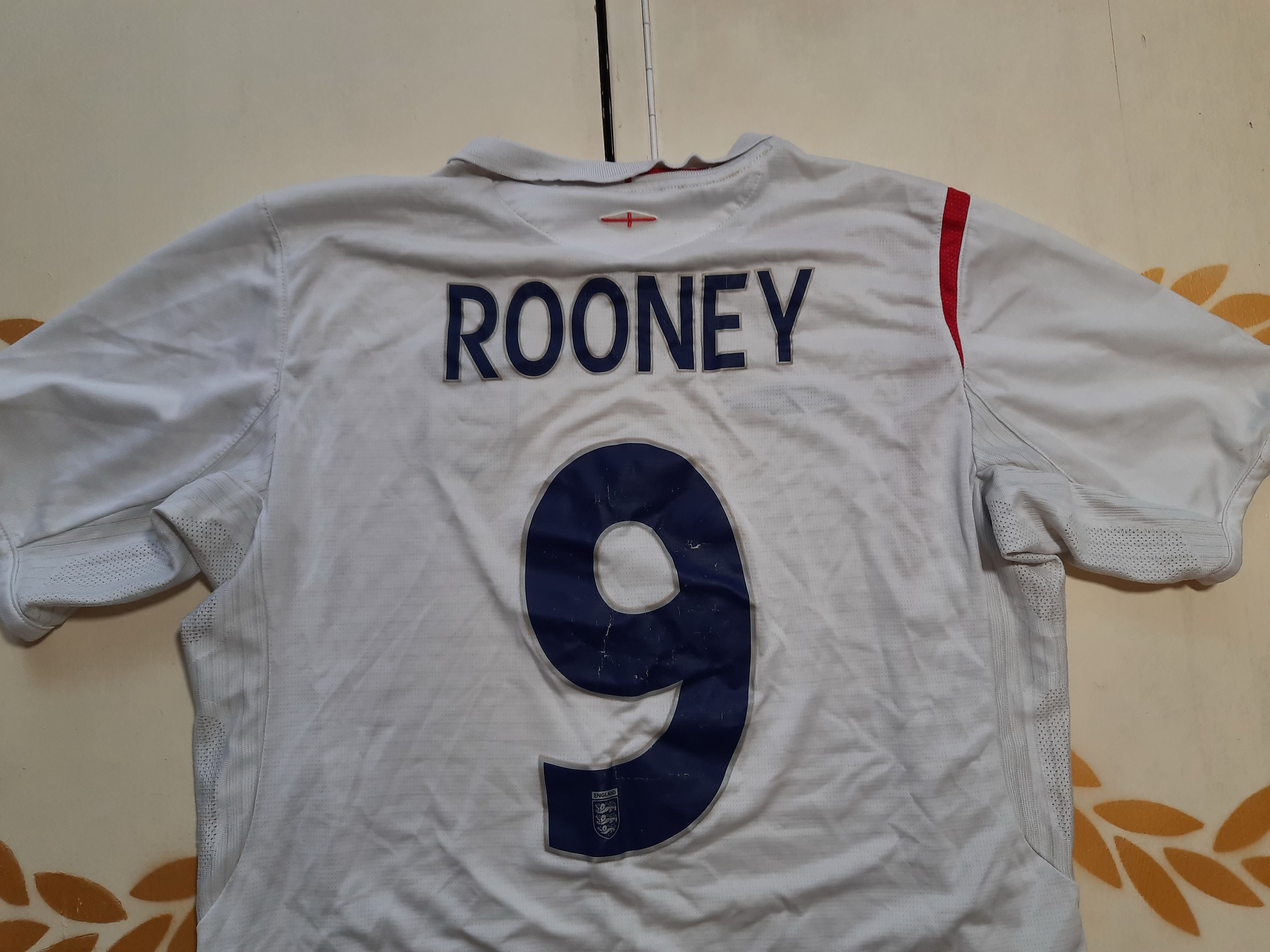 Umbro Umbro England Jersey №9 Rooney 2006 Size US L / EU 52-54 / 3 - 15 Thumbnail