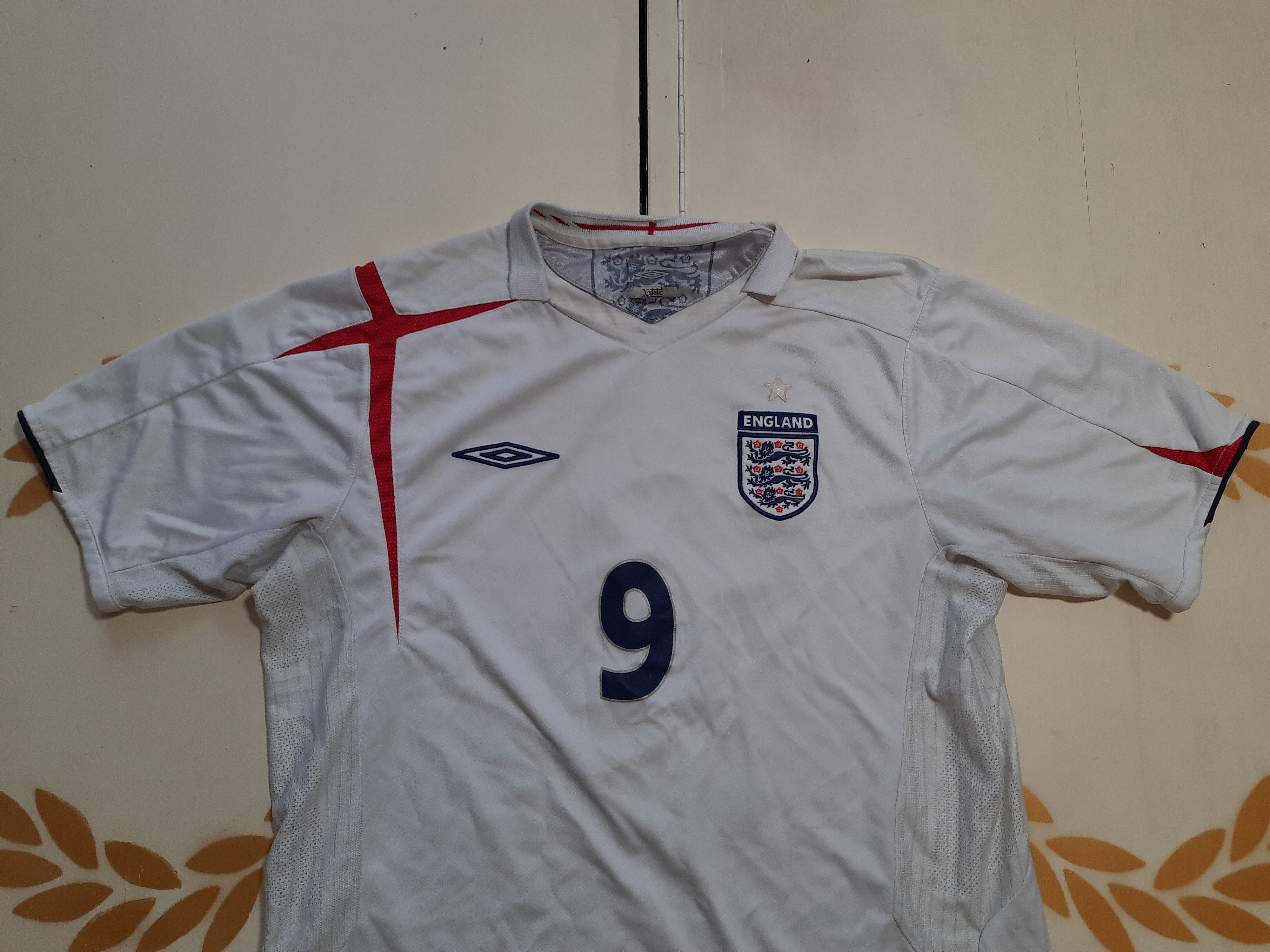 Umbro Umbro England Jersey №9 Rooney 2006 Size US L / EU 52-54 / 3 - 3 Thumbnail