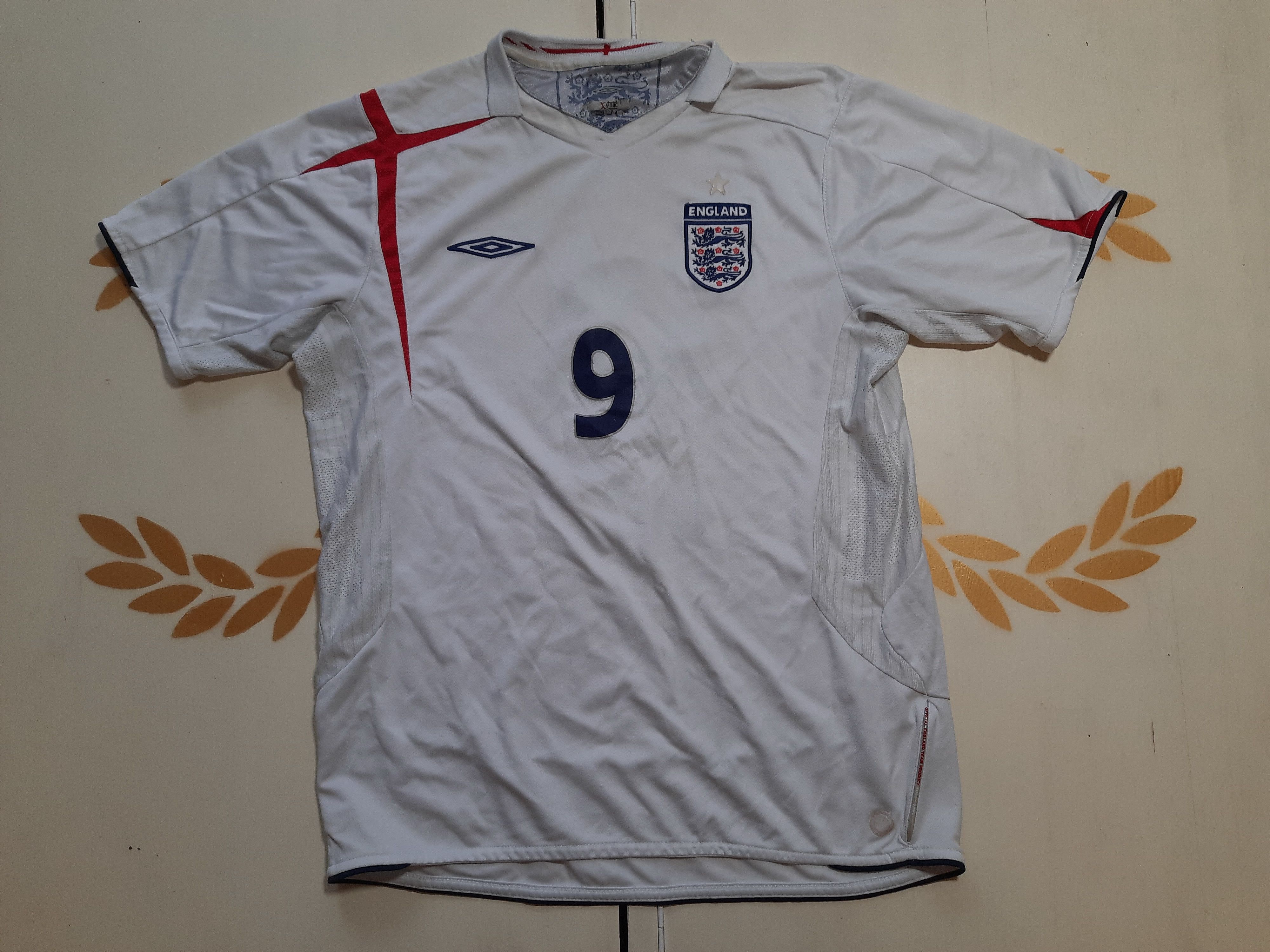 Umbro Umbro England Jersey №9 Rooney 2006 Size US L / EU 52-54 / 3 - 1 Thumbnail