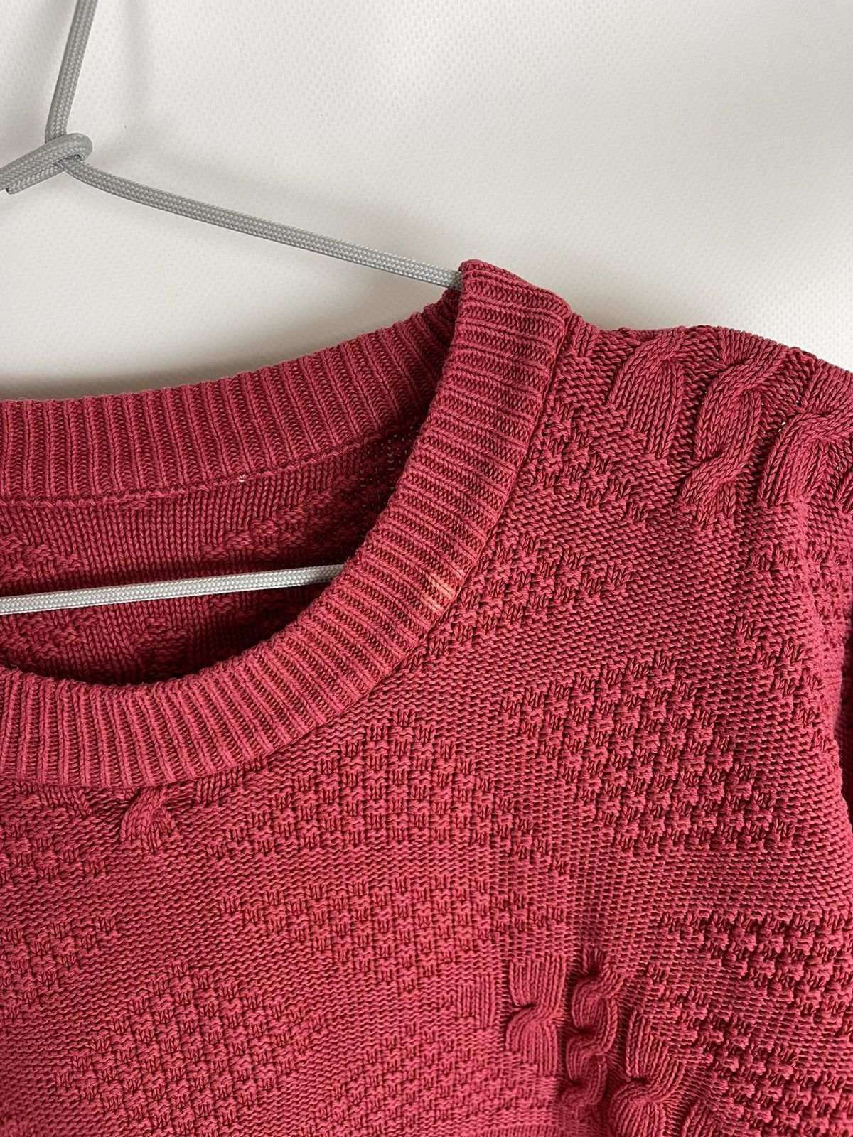 Burberry Burberrys of London vintage knit oversized sweater big logo Size US XL / EU 56 / 4 - 10 Thumbnail