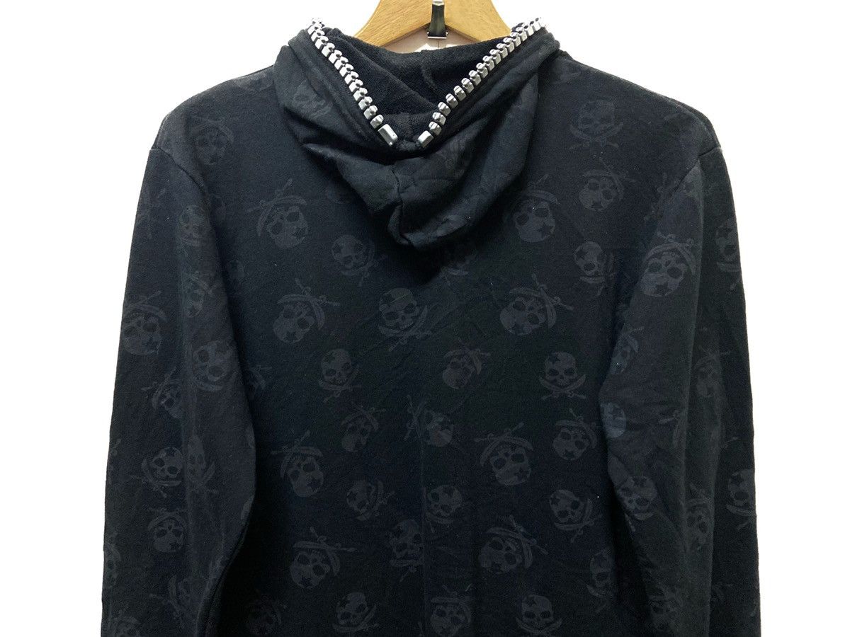 Designer × Japanese Brand Japanese Brand Ba-Tsu Full Print Skull Full Zipper Hoodie Size US S / EU 44-46 / 1 - 5 Thumbnail