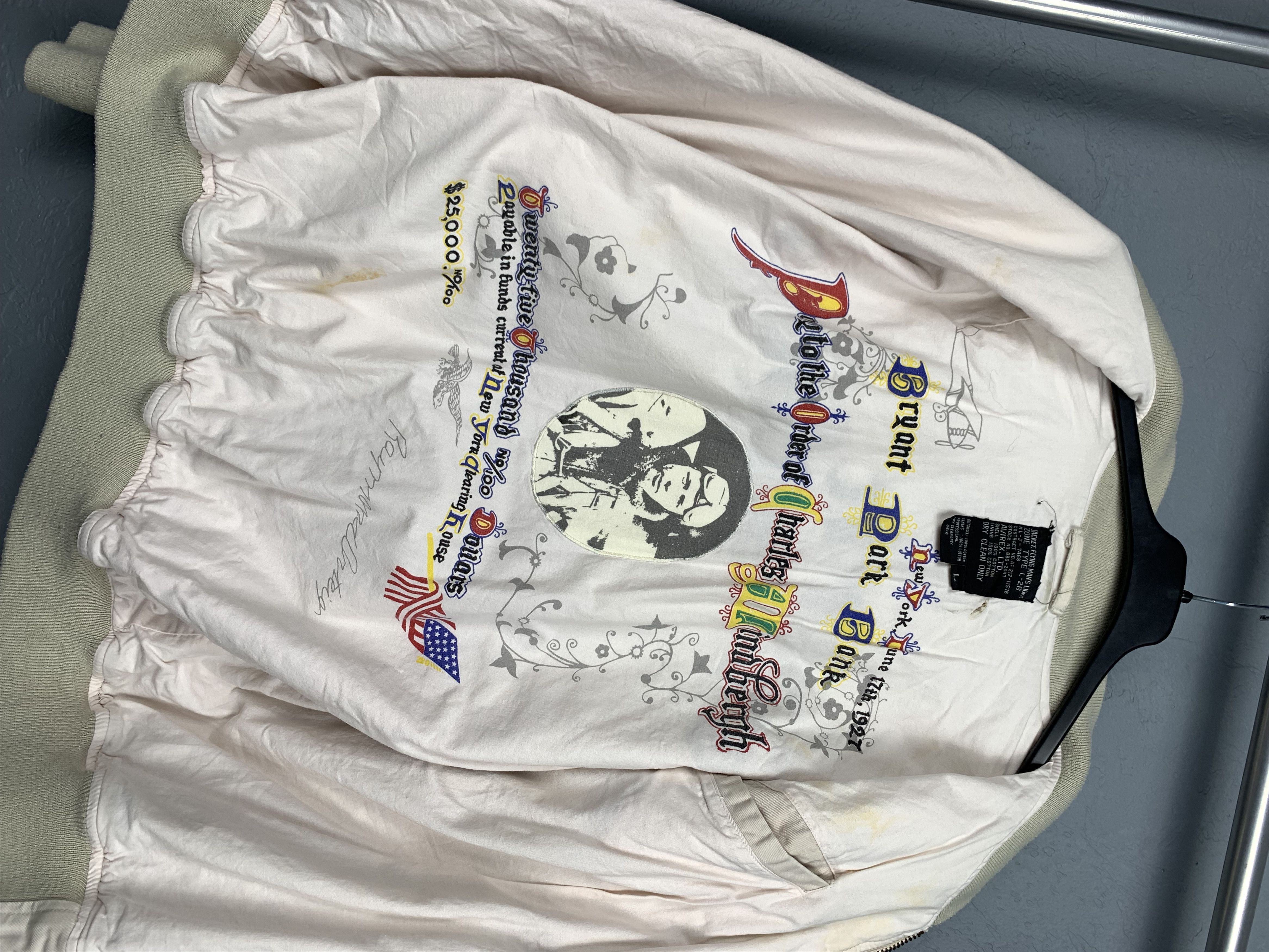 Avirex RARE Avirex 1990 Vintage Bomber Jacket Spirits Of St. Louis Size US L / EU 52-54 / 3 - 9 Thumbnail