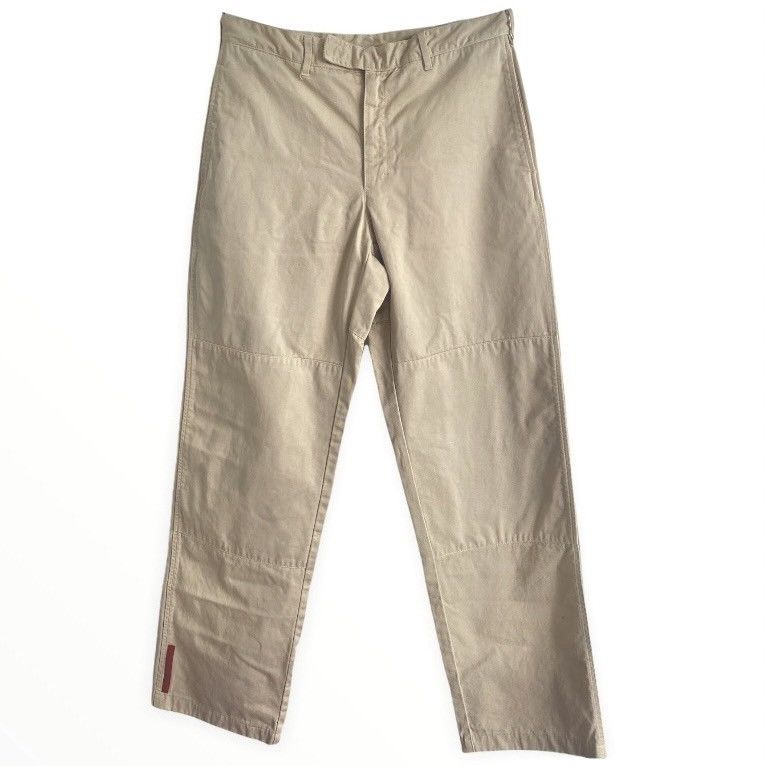 image of Prada Sport Cotton Pants in Beige, Men's (Size 30)