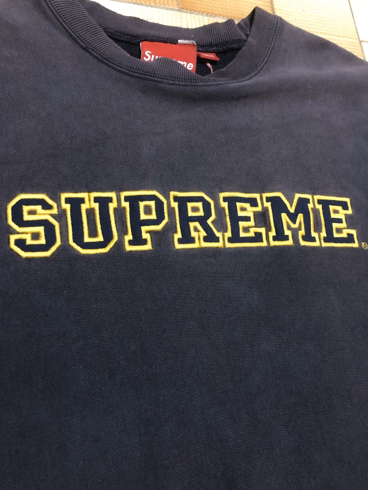 Supreme ❌FINAL DROP DELETE‼️ Big Spellout SUPREME Sweatshirt Size US XL / EU 56 / 4 - 3 Thumbnail
