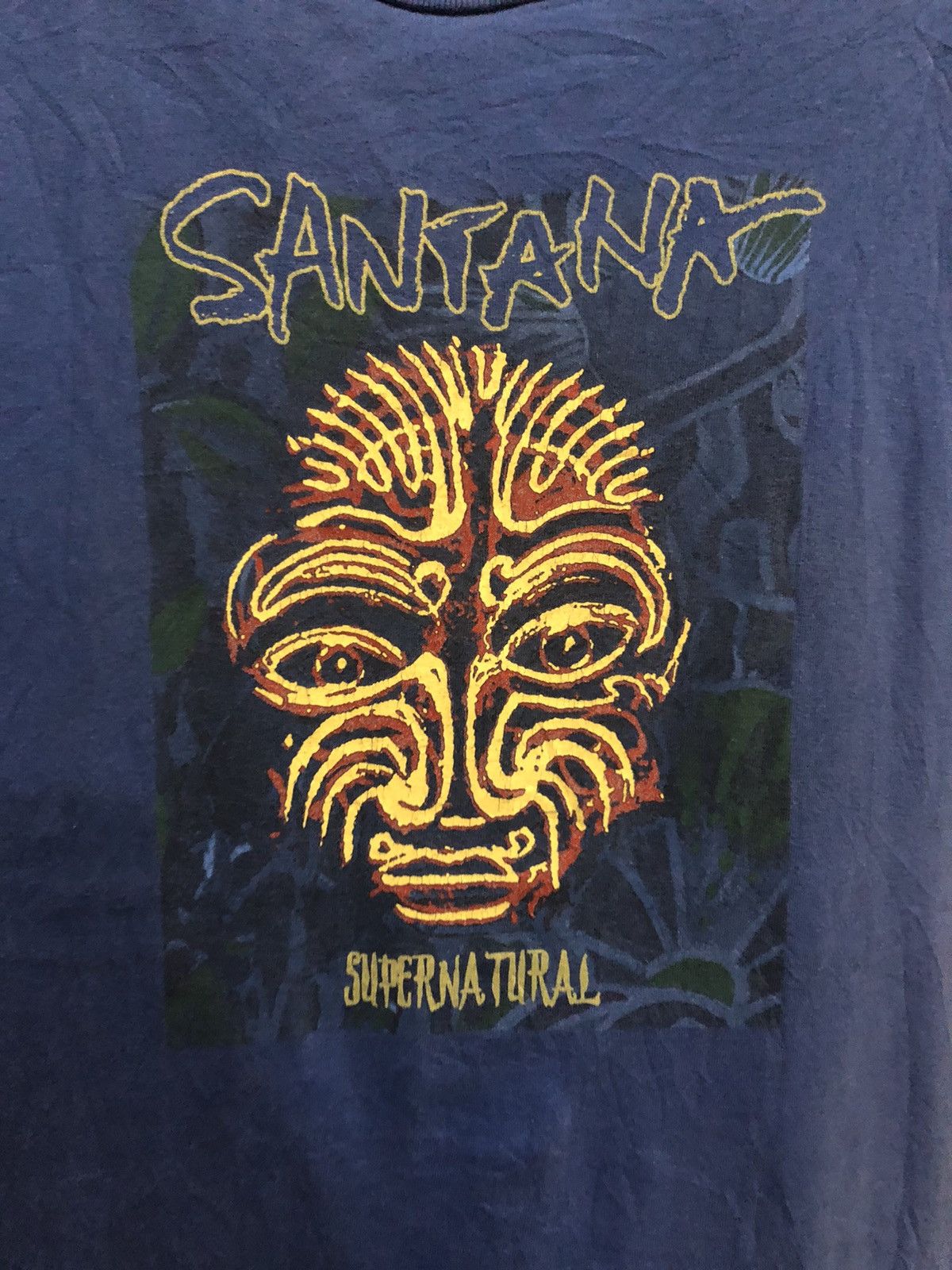 Band Tees × Vintage SANTANA Supernatural Album cover 1998 T-shirt Size US L / EU 52-54 / 3 - 4 Thumbnail