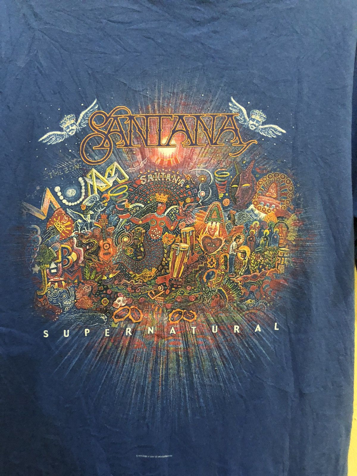 Band Tees × Vintage SANTANA Supernatural Album cover 1998 T-shirt Size US L / EU 52-54 / 3 - 5 Thumbnail