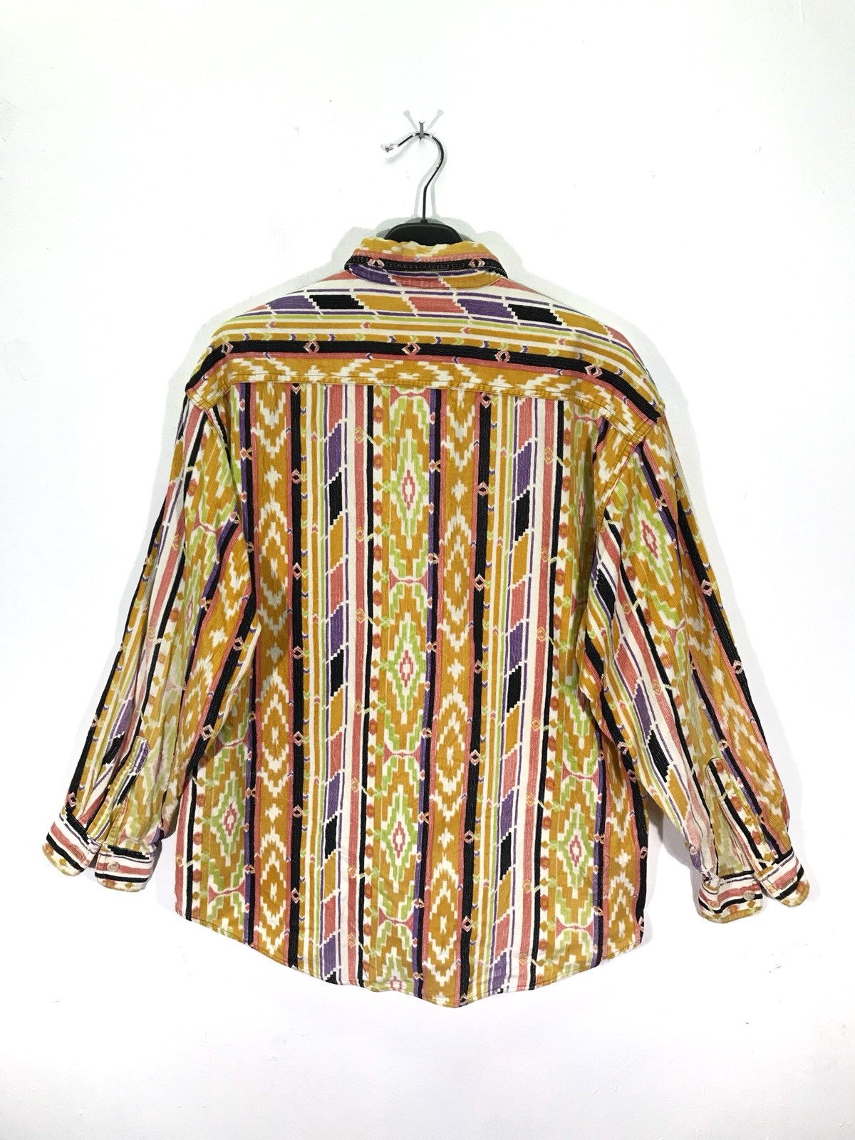 Japanese Brand × Vintage Vintage Japanese Brand Free Farm Hand Abstract Flannel Shirt Size US M / EU 48-50 / 2 - 2 Thumbnail