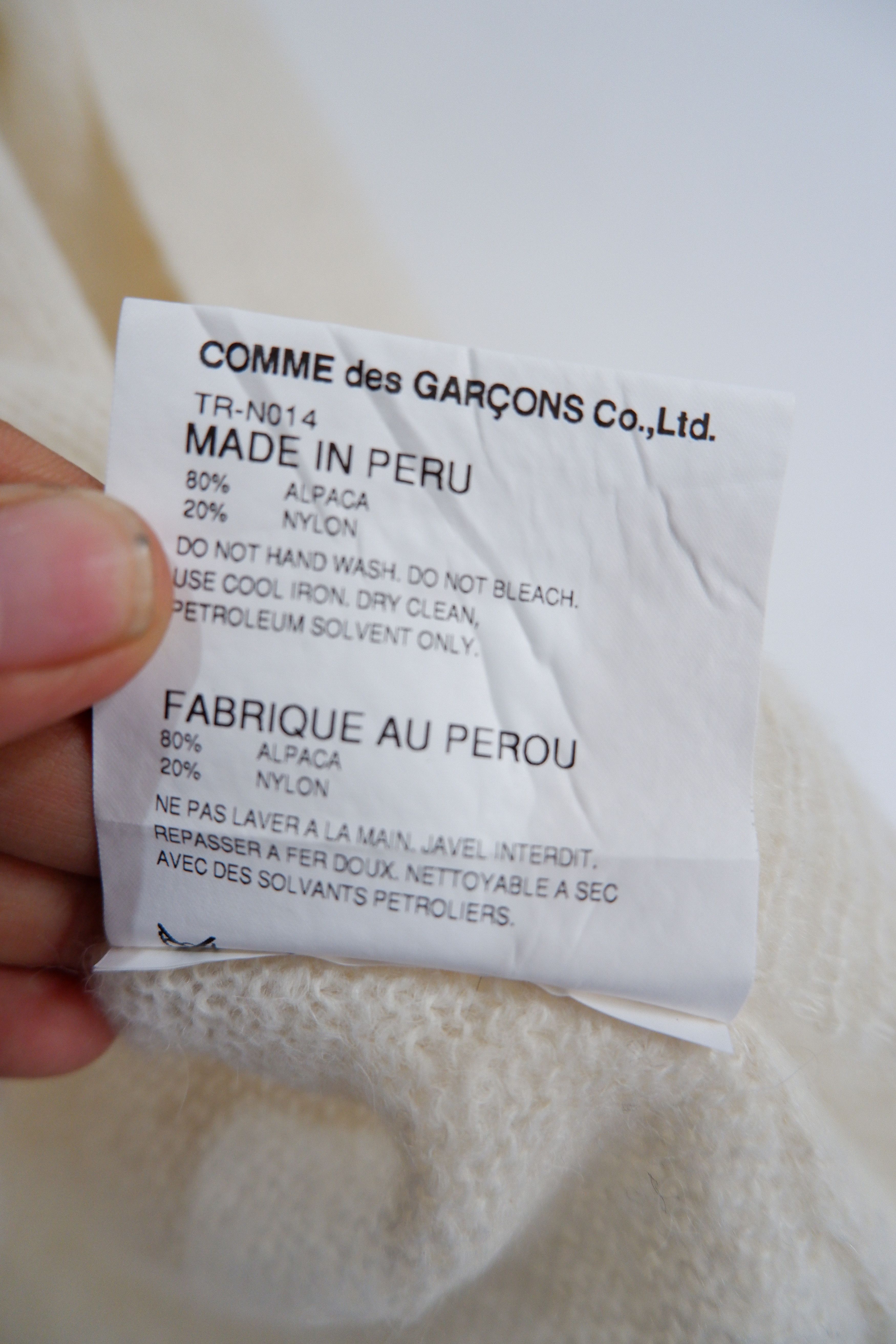 Comme des Garcons 2016 Tricot CDG Mohair Knitwear Size US M / EU 48-50 / 2 - 8 Thumbnail