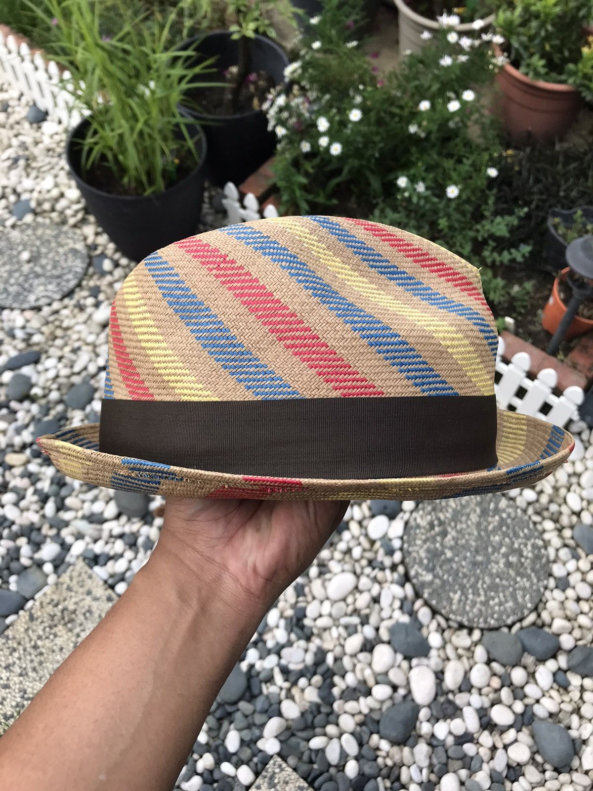 CA4LA ACCEPT OFFER 💥COLOMBIAN STRAW FEDORA HAT BY CA4LA 🇯🇵 Size ONE SIZE - 3 Thumbnail