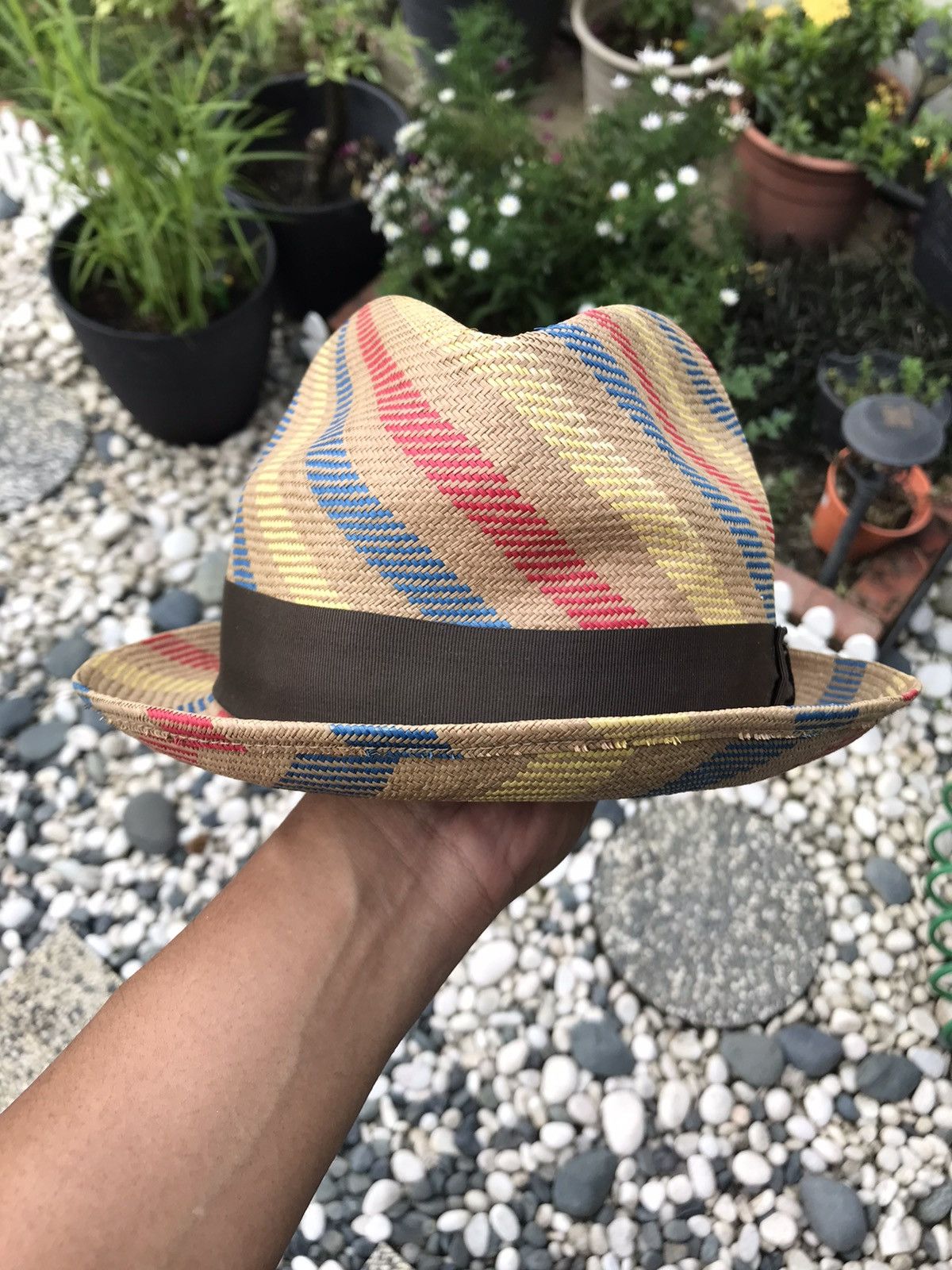 CA4LA ACCEPT OFFER 💥COLOMBIAN STRAW FEDORA HAT BY CA4LA 🇯🇵 Size ONE SIZE - 1 Thumbnail