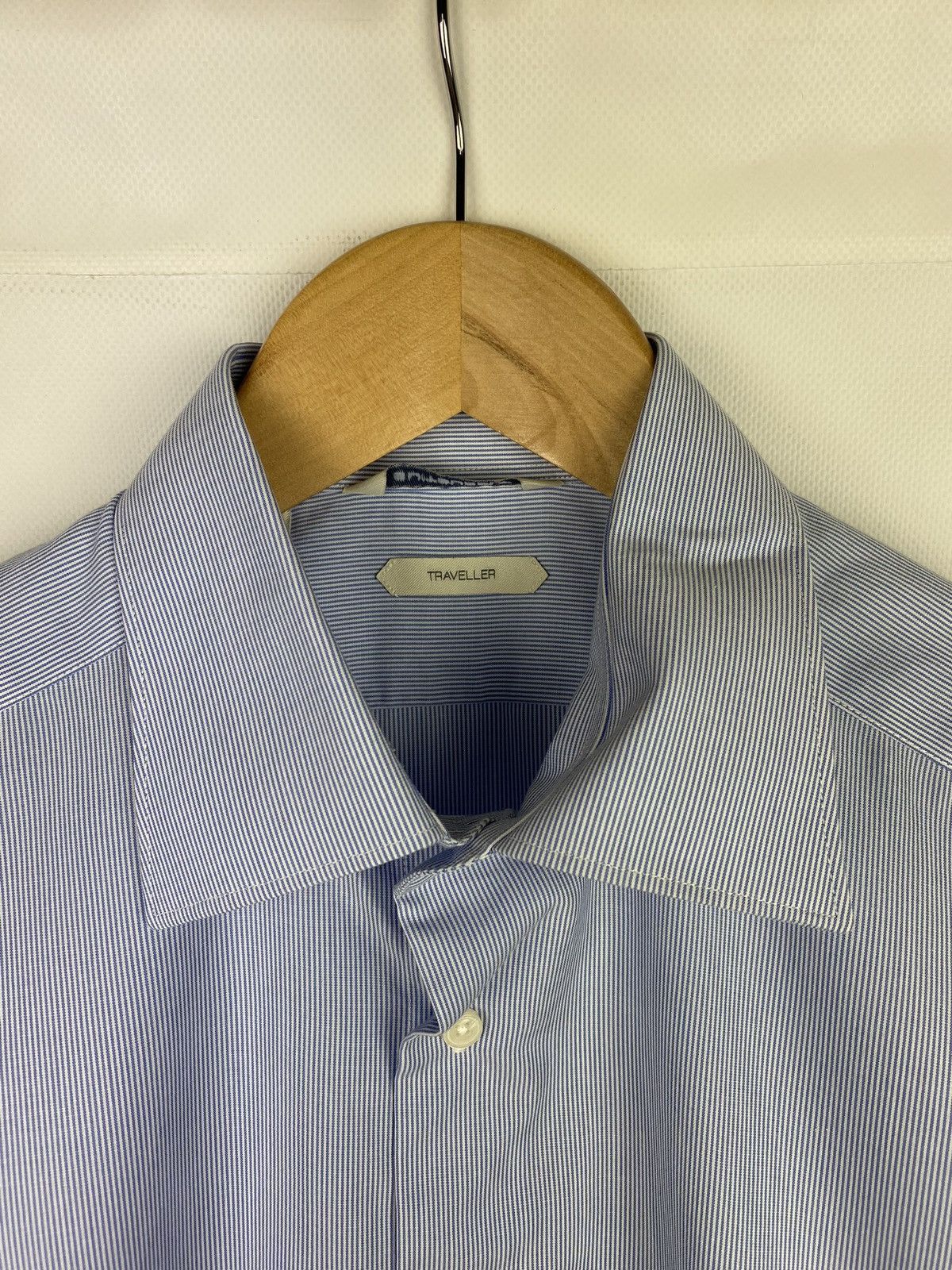 Suitsupply Suitsupply Traveler men’s striped slim fit button up shirt Size US M / EU 48-50 / 2 - 6 Thumbnail