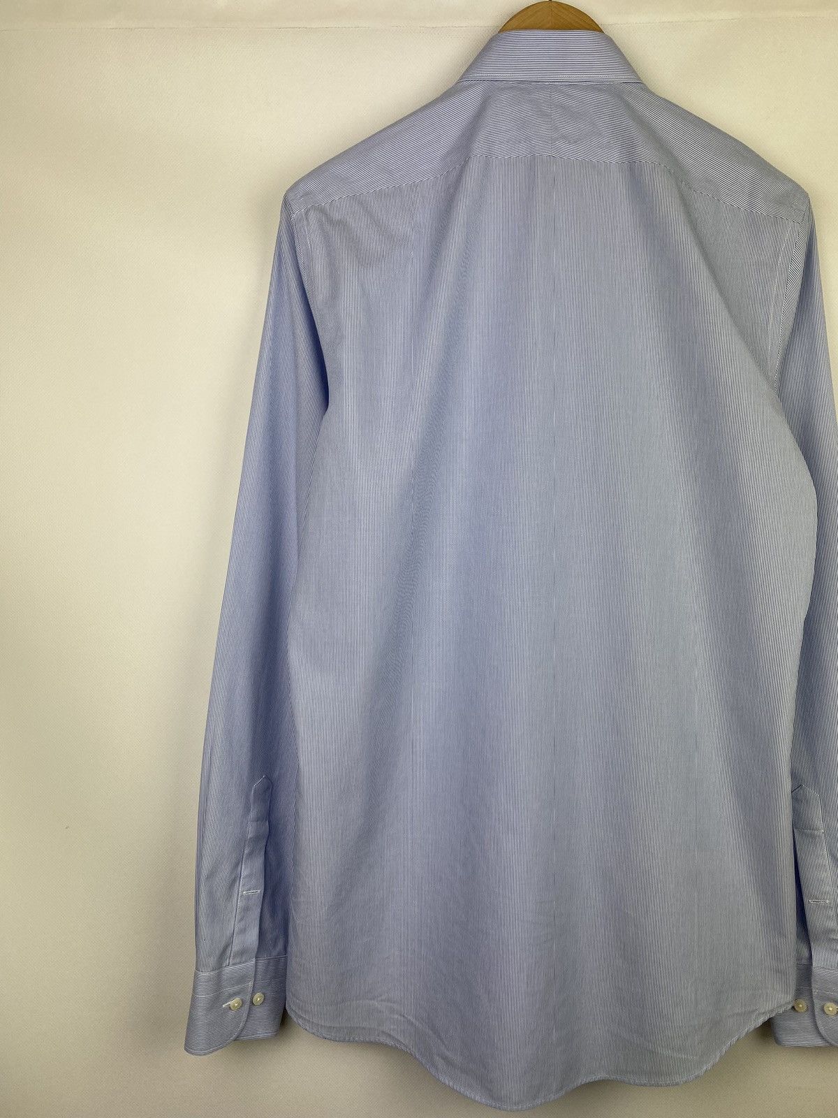 Suitsupply Suitsupply Traveler men’s striped slim fit button up shirt Size US M / EU 48-50 / 2 - 17 Thumbnail