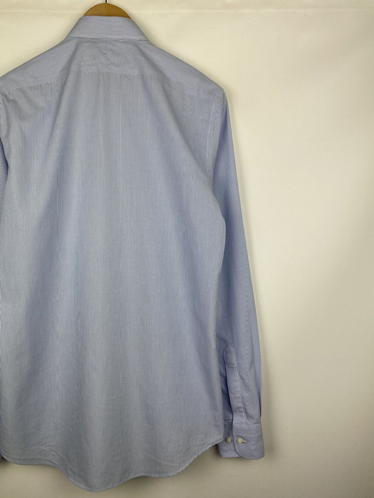 Suitsupply Suitsupply Traveler men’s striped slim fit button up shirt Size US M / EU 48-50 / 2 - 18 Thumbnail