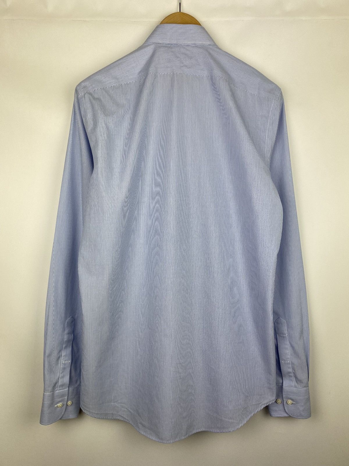 Suitsupply Suitsupply Traveler men’s striped slim fit button up shirt Size US M / EU 48-50 / 2 - 16 Thumbnail
