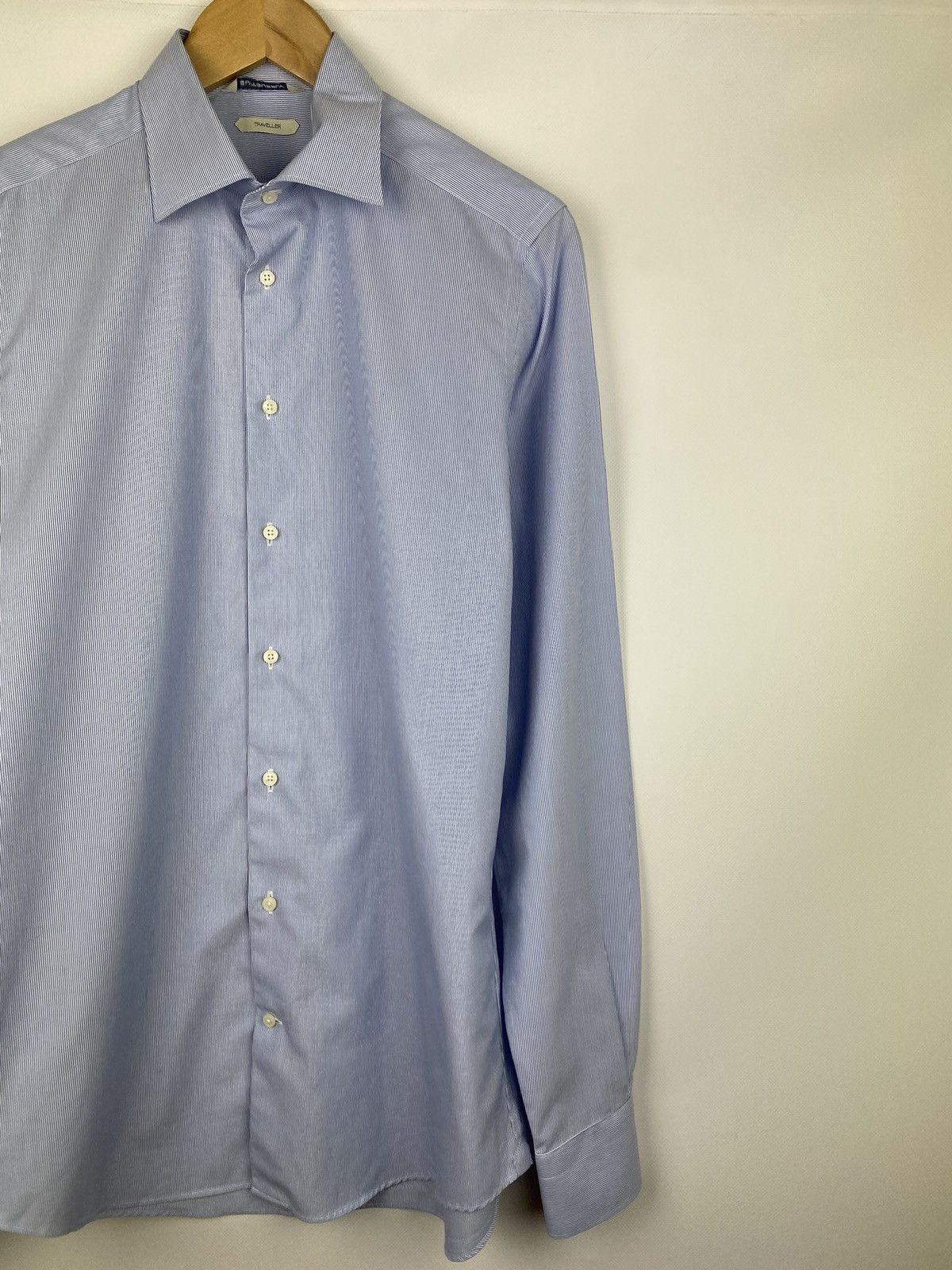 Suitsupply Suitsupply Traveler men’s striped slim fit button up shirt Size US M / EU 48-50 / 2 - 10 Thumbnail