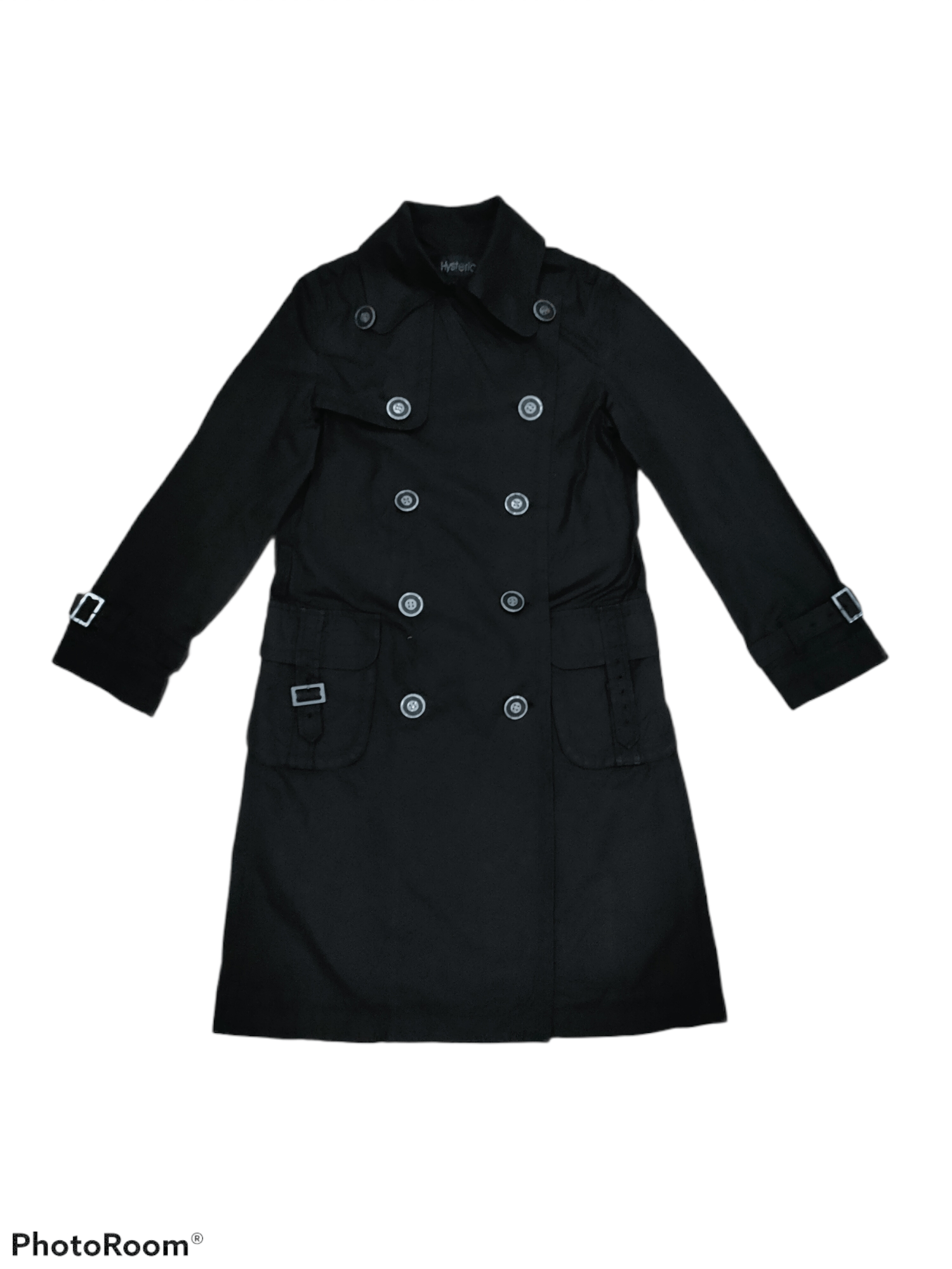 Hysteric Glamour HYSTERICS BLACK TRENCH COAT S SIZE Size US S / EU 44-46 / 1 - 1 Thumbnail