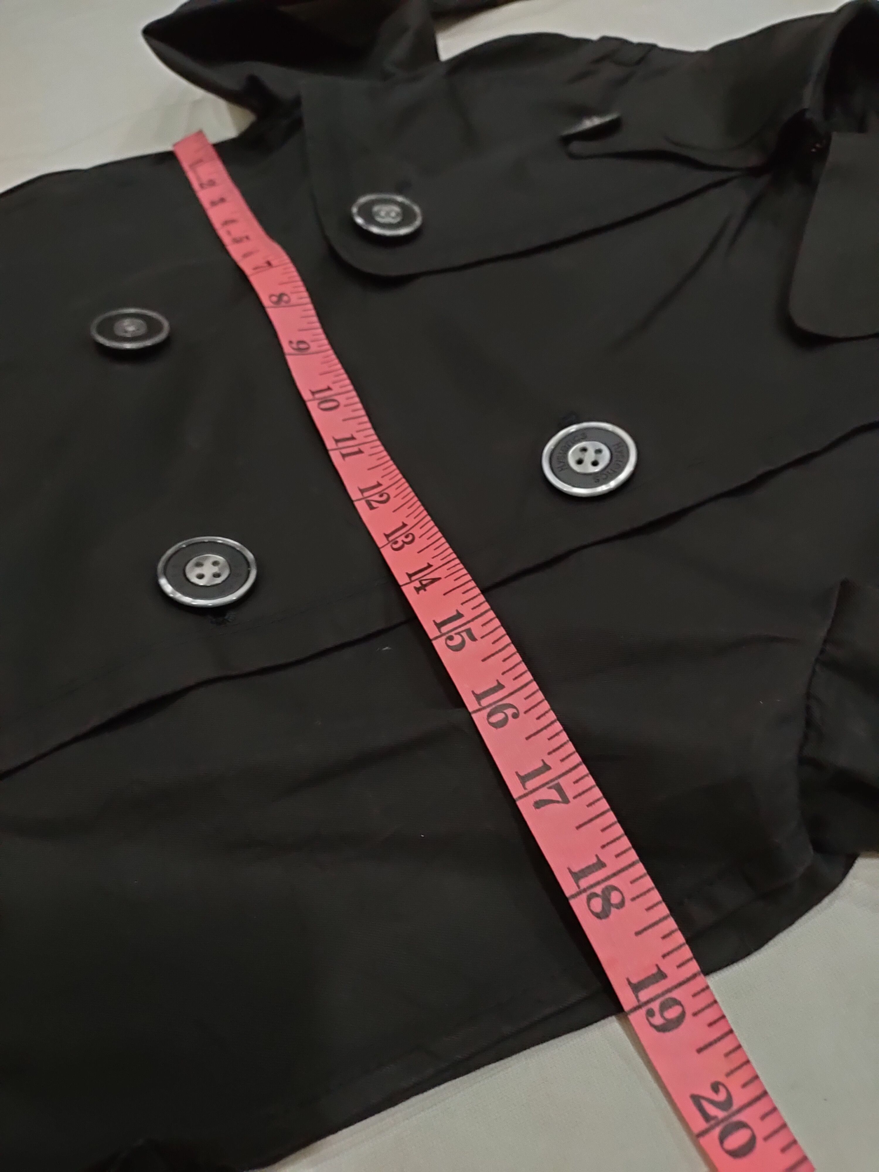 Hysteric Glamour HYSTERICS BLACK TRENCH COAT S SIZE Size US S / EU 44-46 / 1 - 8 Thumbnail