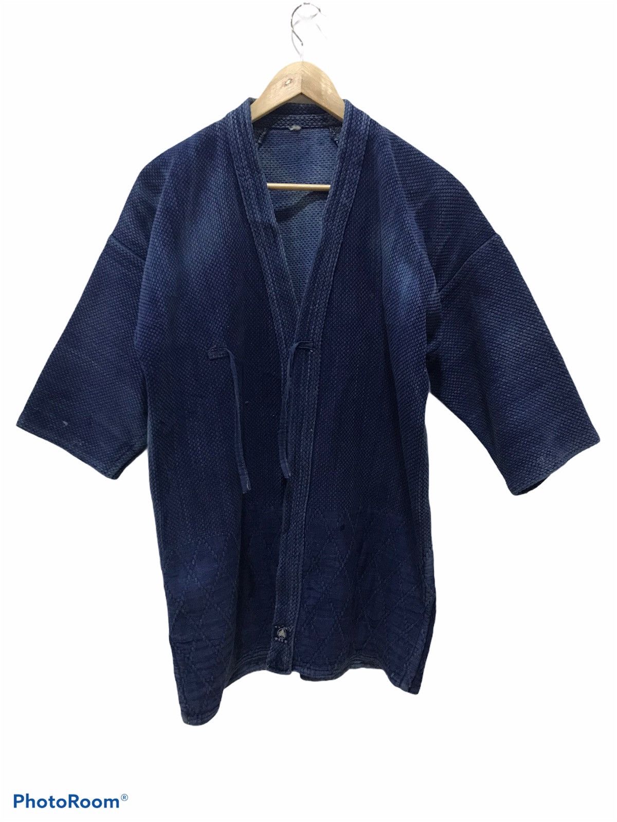 Japanese Brand Vtg Japanese Kimono Hanten Indigo kapital boro Size US M / EU 48-50 / 2 - 1 Thumbnail