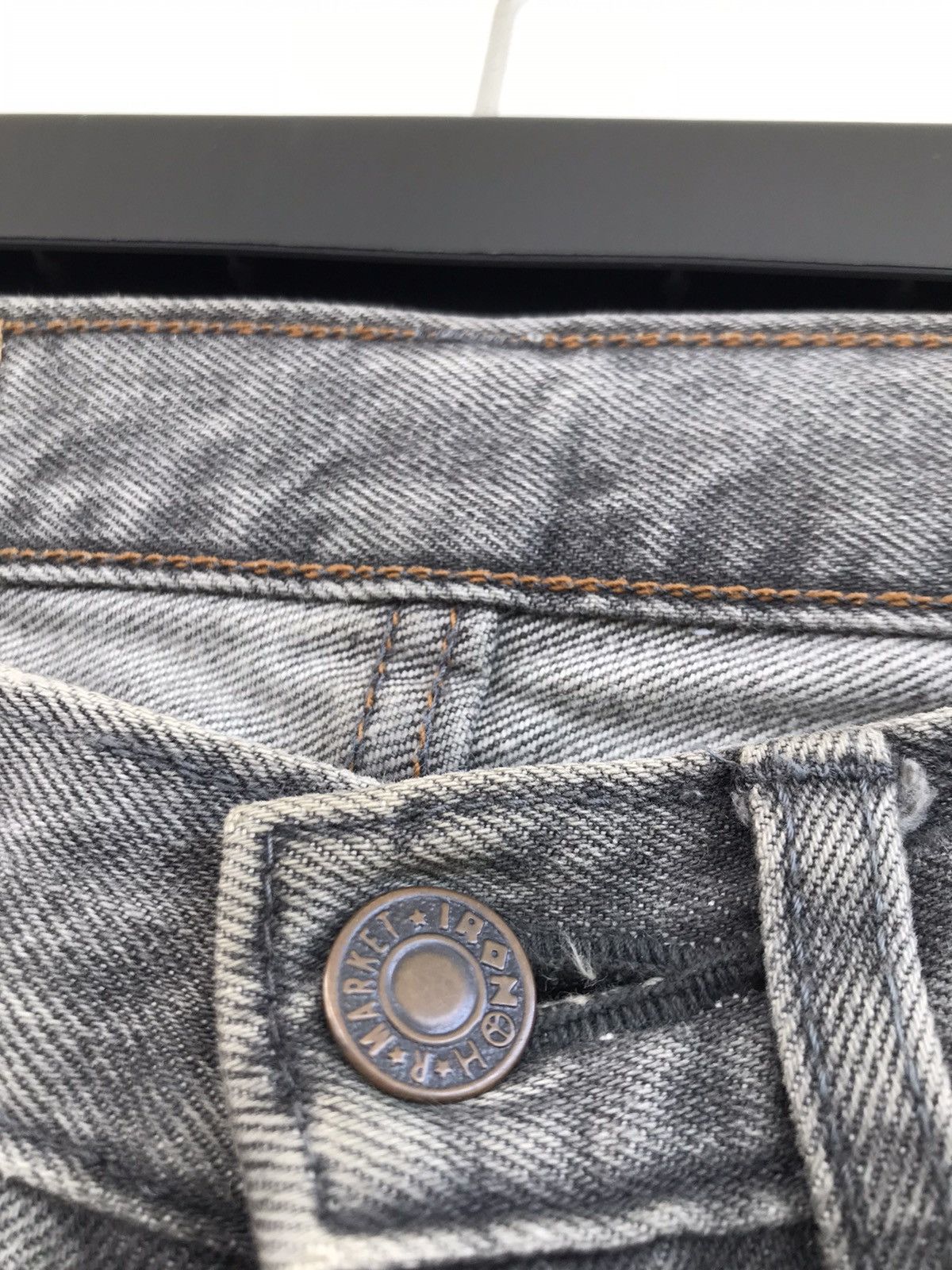 HOLLYWOOD RANCH MARKET HR Market black Denim Jeans Size US 26 / EU 42 - 9 Thumbnail
