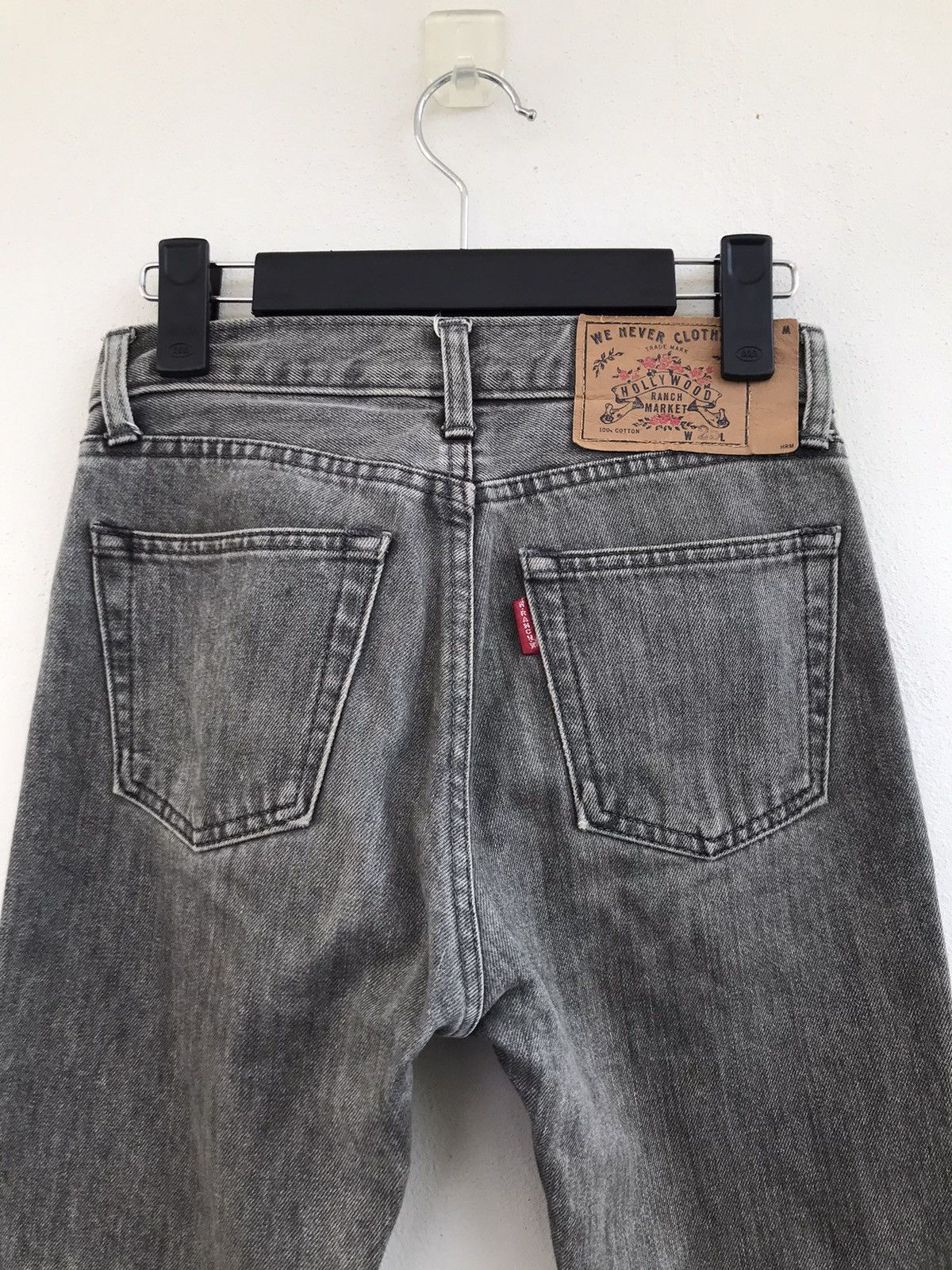 HOLLYWOOD RANCH MARKET HR Market black Denim Jeans Size US 26 / EU 42 - 13 Thumbnail