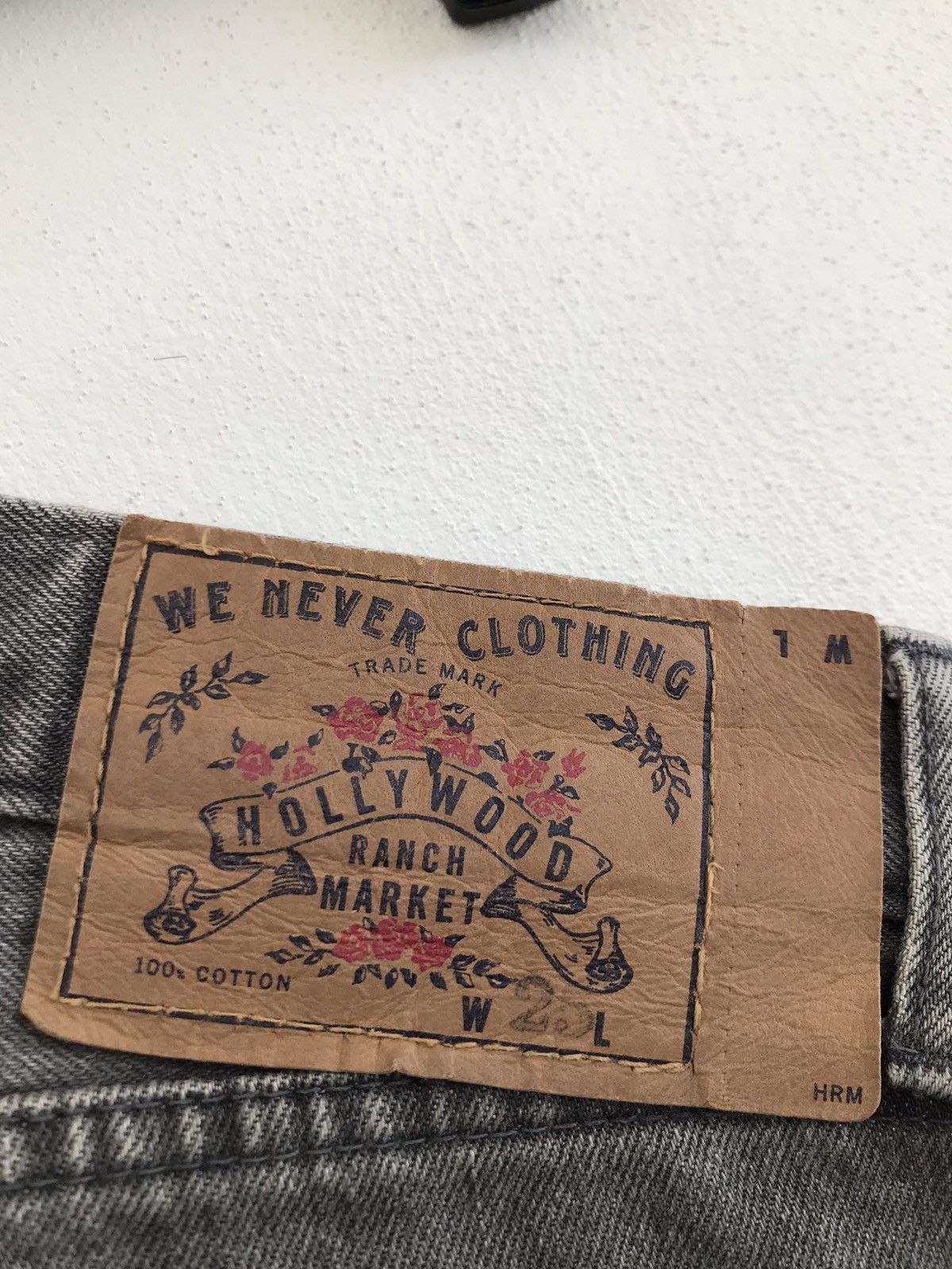 HOLLYWOOD RANCH MARKET HR Market black Denim Jeans Size US 26 / EU 42 - 15 Thumbnail