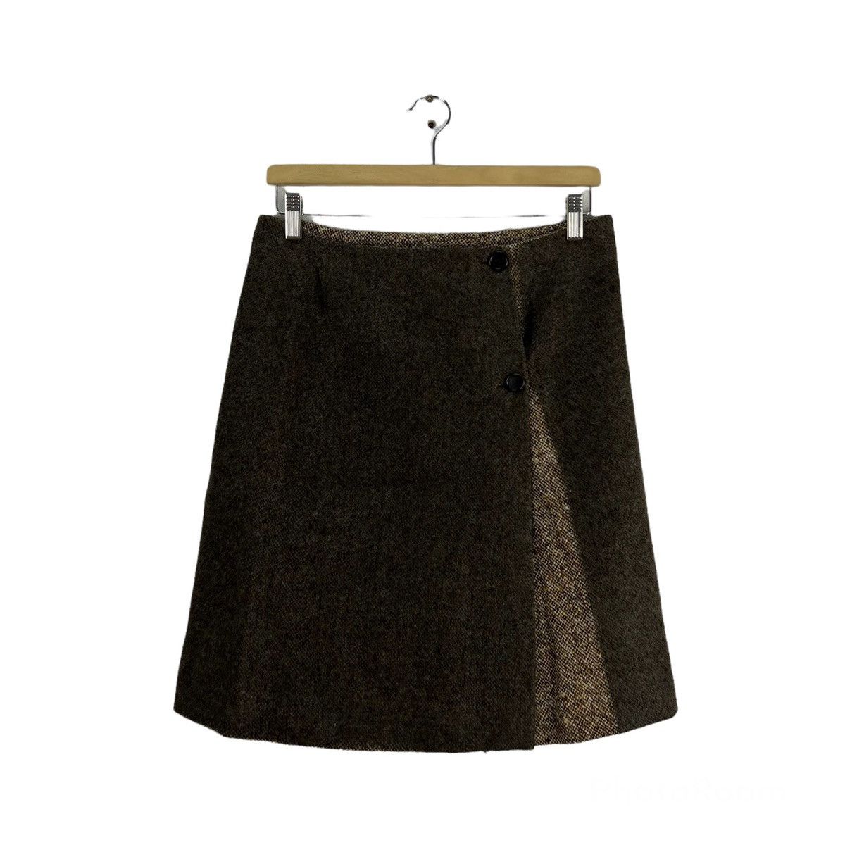 Prada 💥AUTHENTIC RARE PRADA VIRGIN WOOL SKIRT Size 30" / US 8 / IT 44 - 1 Thumbnail