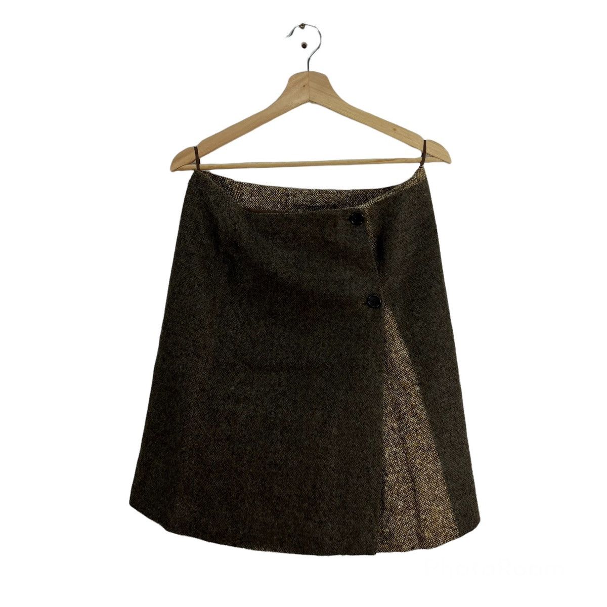 Prada 💥AUTHENTIC RARE PRADA VIRGIN WOOL SKIRT Size 30" / US 8 / IT 44 - 3 Thumbnail