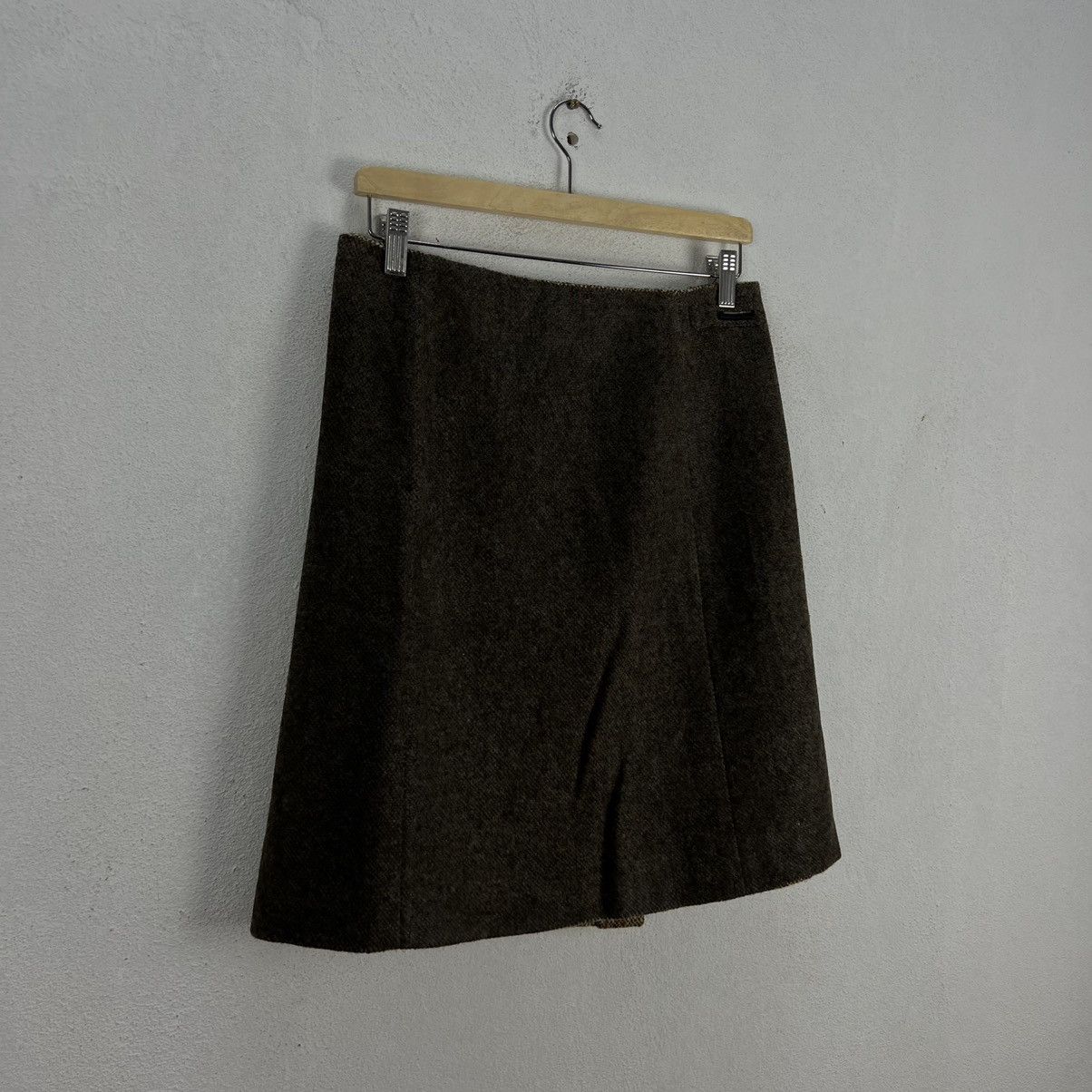 Prada 💥AUTHENTIC RARE PRADA VIRGIN WOOL SKIRT Size 30" / US 8 / IT 44 - 9 Thumbnail