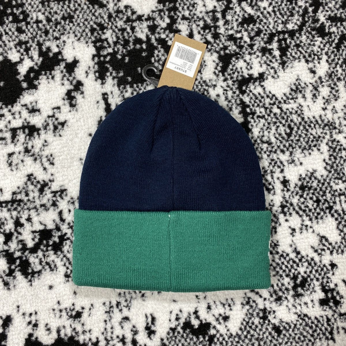 Stussy STUSSY JACQUARD BEANIE HAT NAVY Size ONE SIZE - 5 Thumbnail
