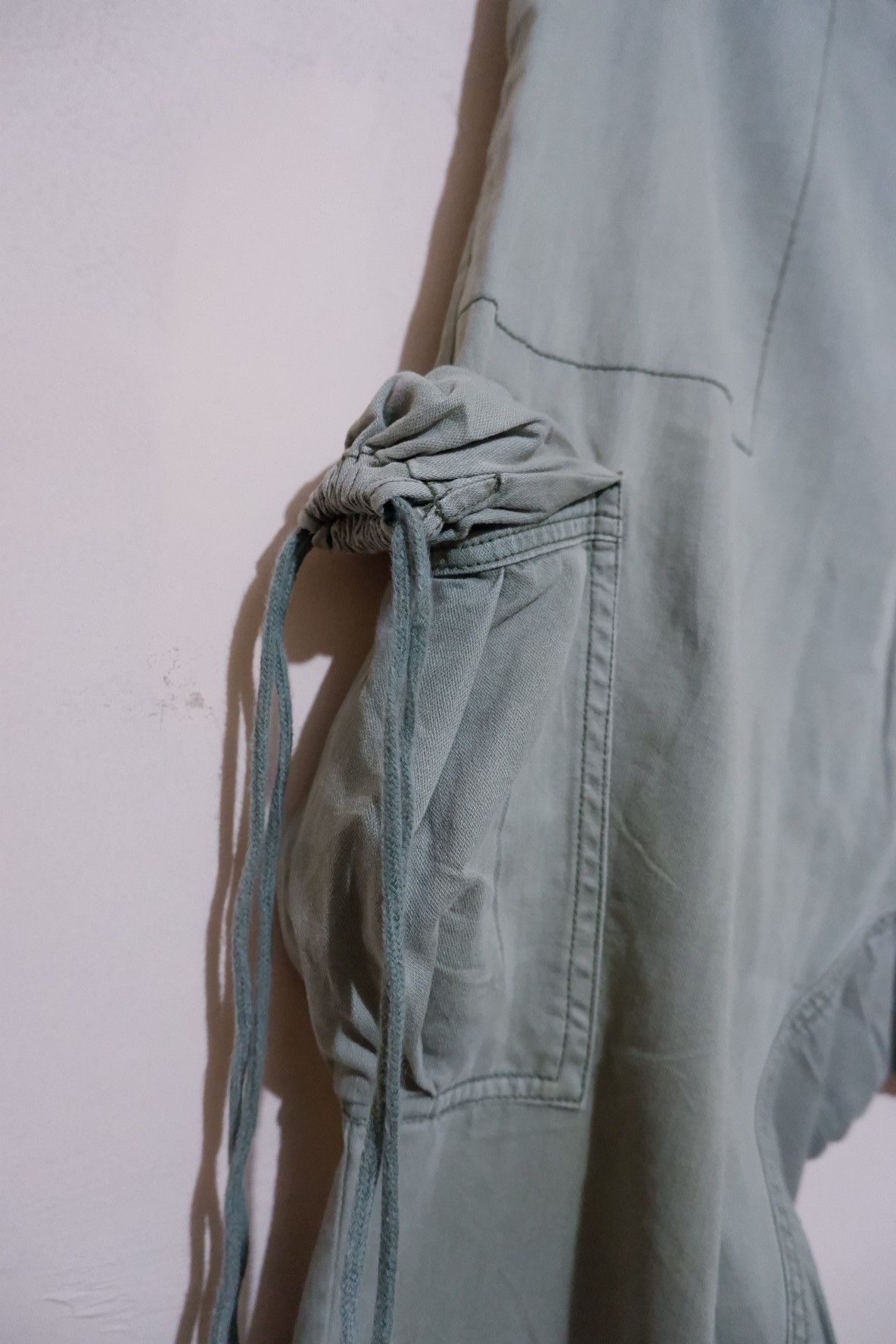 Issey Miyake Ne-net Military Cargo Drop Crotch Crop Pants Size US 30 / EU 46 - 3 Thumbnail