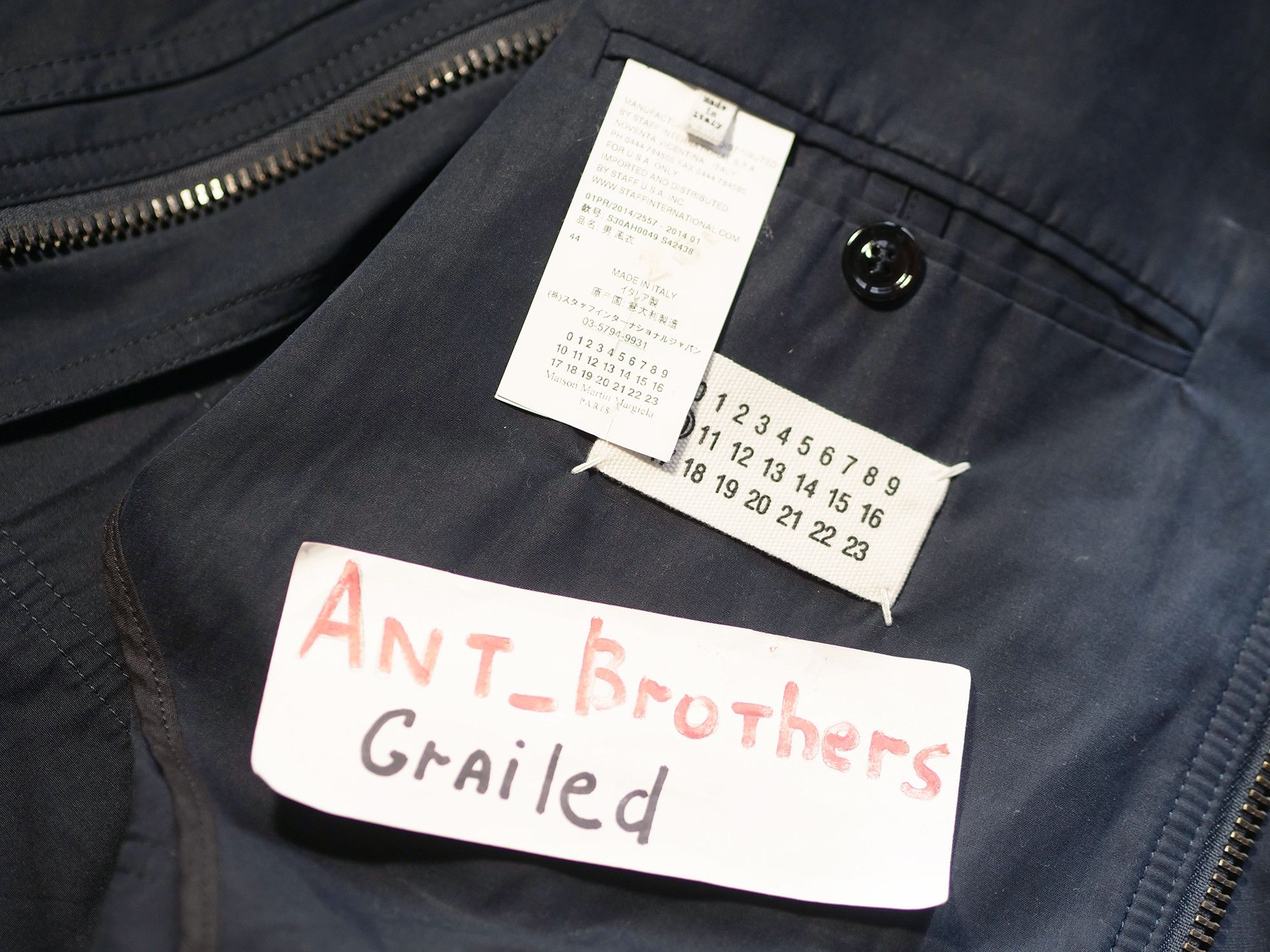 Maison Martin Margiela Paris coat