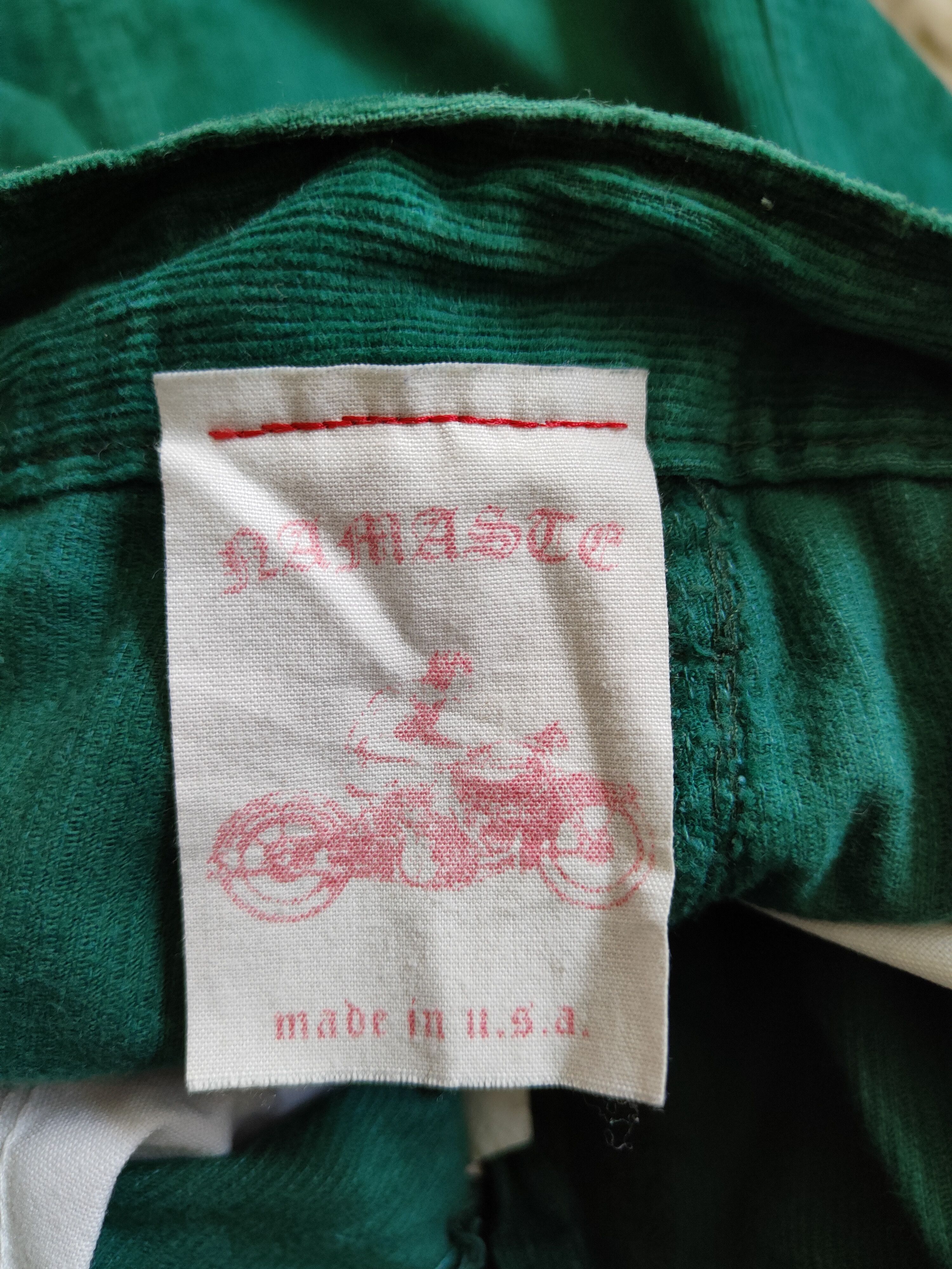 Vintage DL Namaste Green Tactical corduroy worker Cargo Pants #S571 Size US 31 - 14 Thumbnail