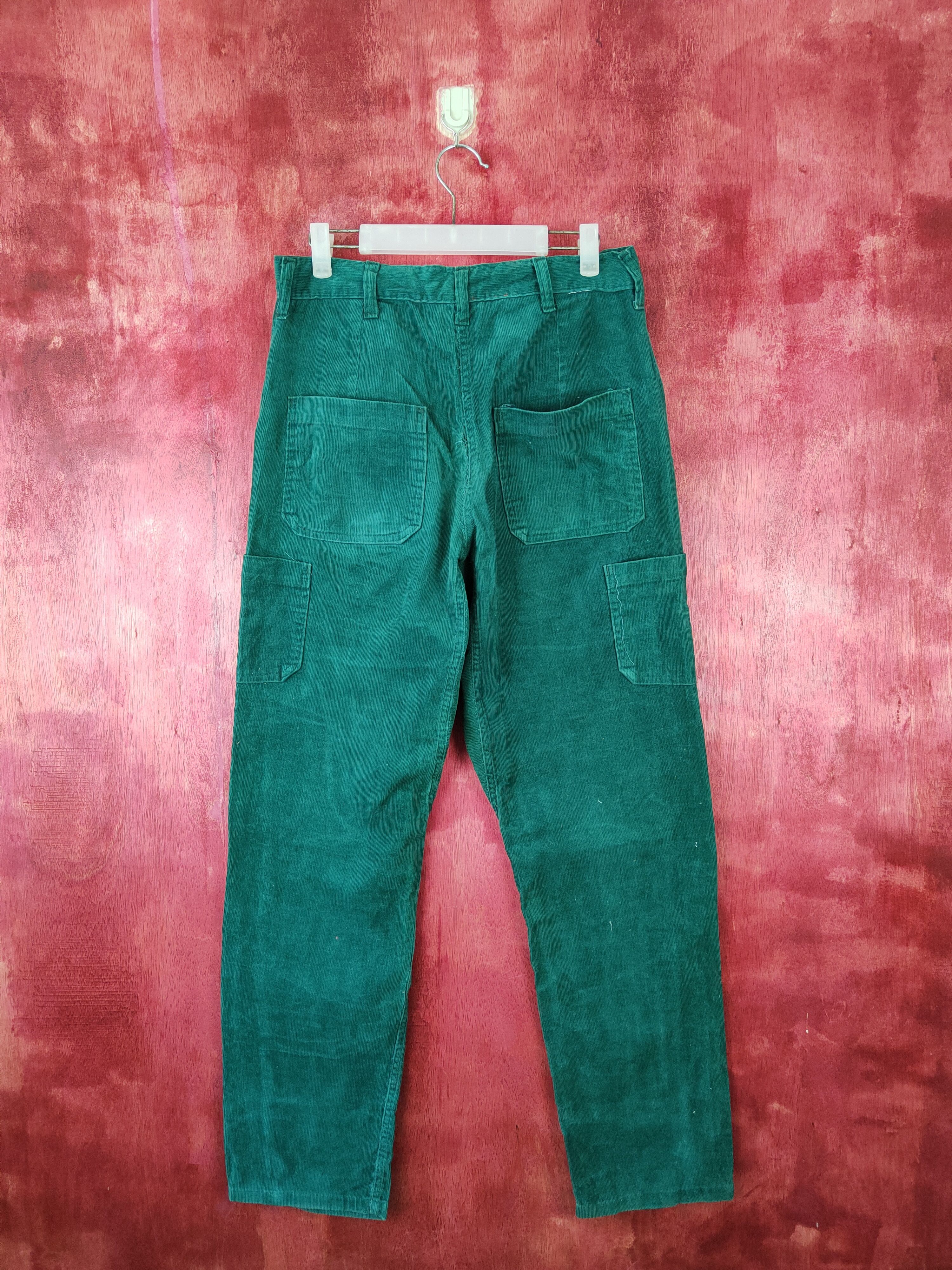 Vintage DL Namaste Green Tactical corduroy worker Cargo Pants #S571 Size US 31 - 6 Thumbnail