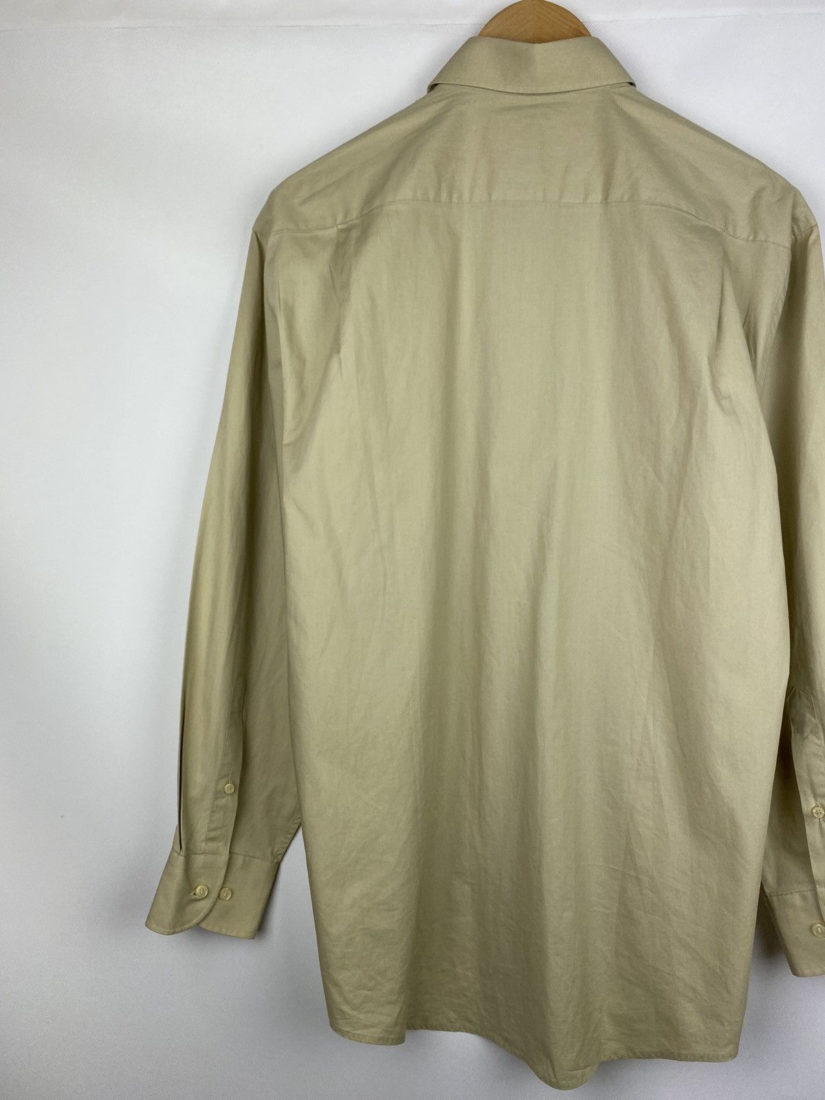 Vintage × Yves Saint Laurent VTG 90 YSL Yves Saint Laurent long sleeve button up shirt Size US M / EU 48-50 / 2 - 16 Thumbnail