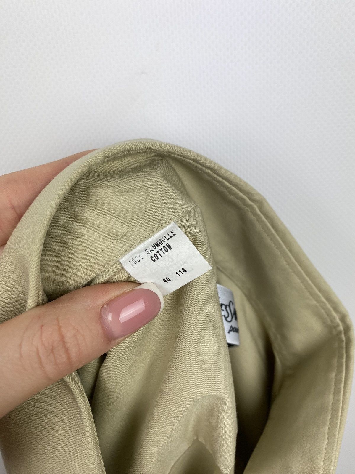 Vintage × Yves Saint Laurent VTG 90 YSL Yves Saint Laurent long sleeve button up shirt Size US M / EU 48-50 / 2 - 18 Thumbnail