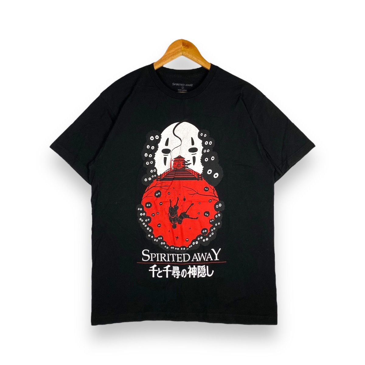 Anime × Vintage SPIRITED AWAY Studio Ghibli Anime Movie Tee Hayao Miyazaki Size US L / EU 52-54 / 3 - 1 Thumbnail