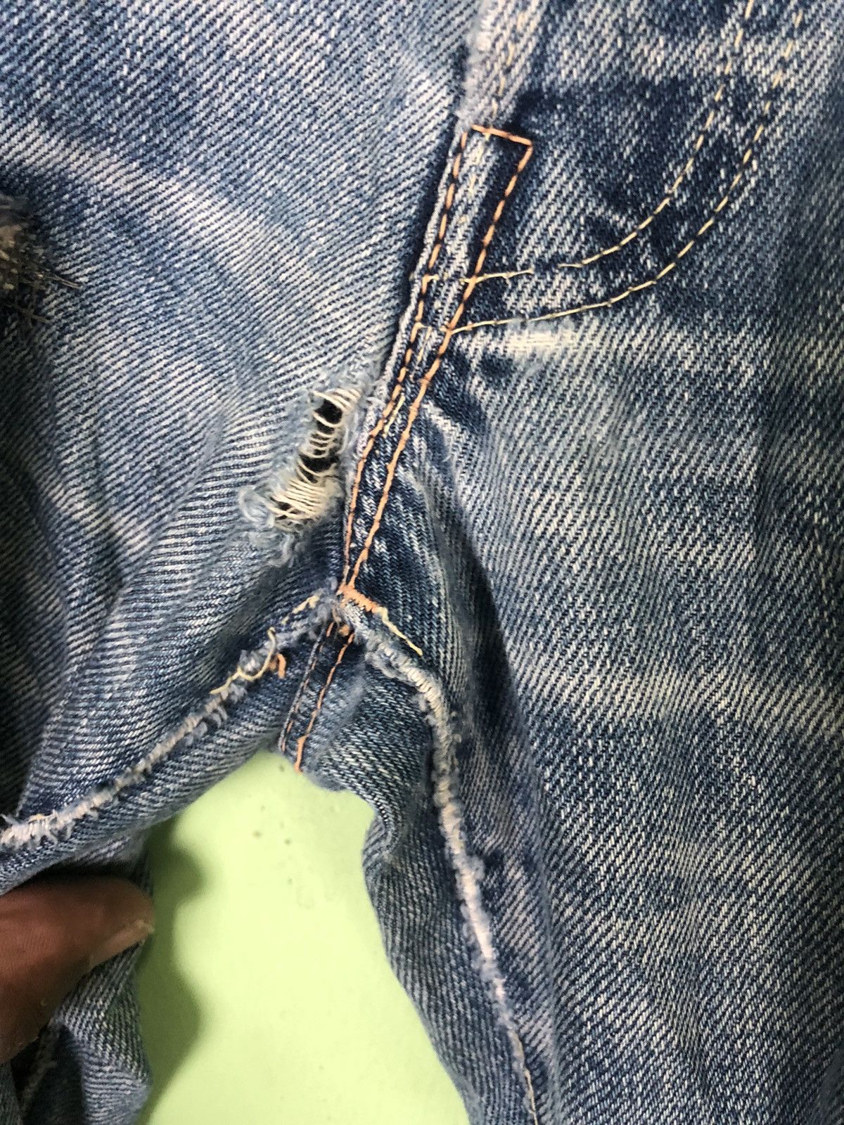 Seditionaries THRASHED 🔥Distressed selvedge denim New Max Size US 29 - 9 Thumbnail