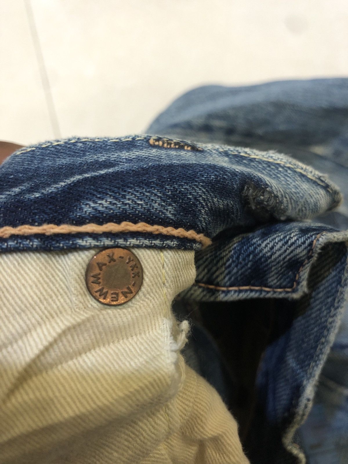 Seditionaries THRASHED 🔥Distressed selvedge denim New Max Size US 29 - 19 Thumbnail