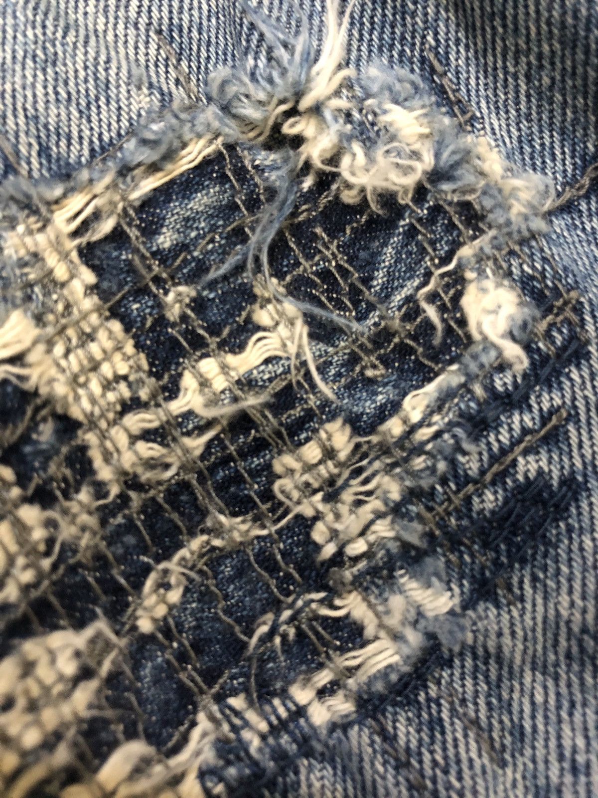 Seditionaries THRASHED 🔥Distressed selvedge denim New Max Size US 29 - 16 Thumbnail