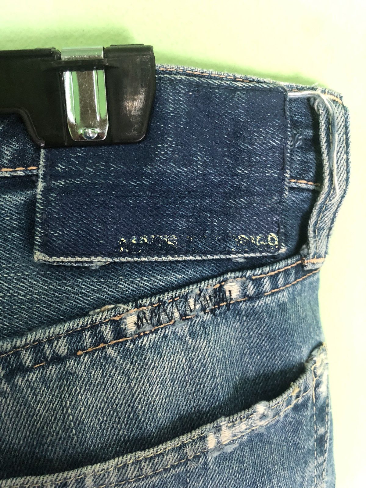 Seditionaries THRASHED 🔥Distressed selvedge denim New Max Size US 29 - 7 Thumbnail