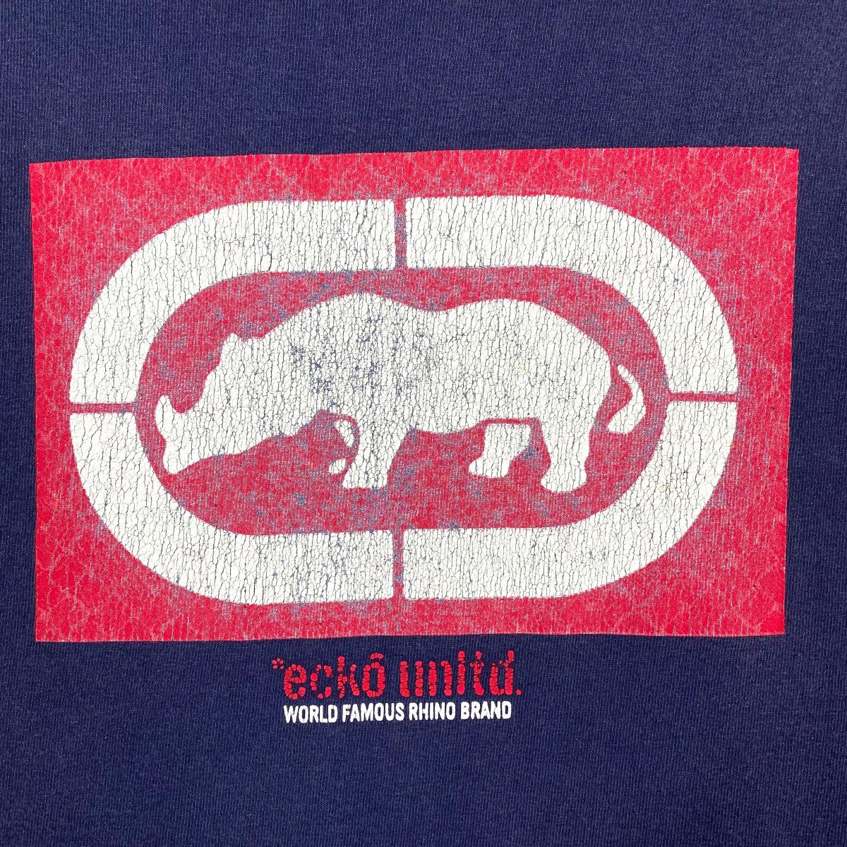 Ecko Unltd. × Vintage VINTAGE 90's ECKO UNLTD T SHIRT WORLD FAMOUS RHINO BRAND Size US XL / EU 56 / 4 - 3 Thumbnail