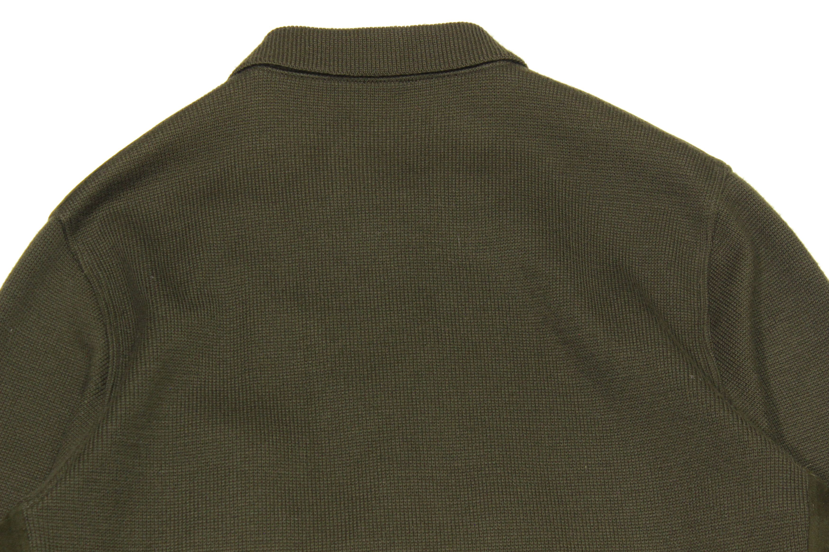 Burberry 90S Logo Wool Cardigan Vintage Size US L / EU 52-54 / 3 - 4 Thumbnail