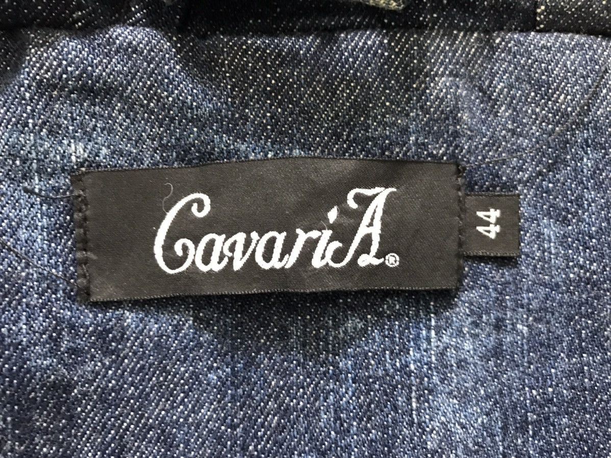 Japanese Brand CavariA Japan Acid Wash Puffer Denim Down Jacket Size US M / EU 48-50 / 2 - 6 Thumbnail