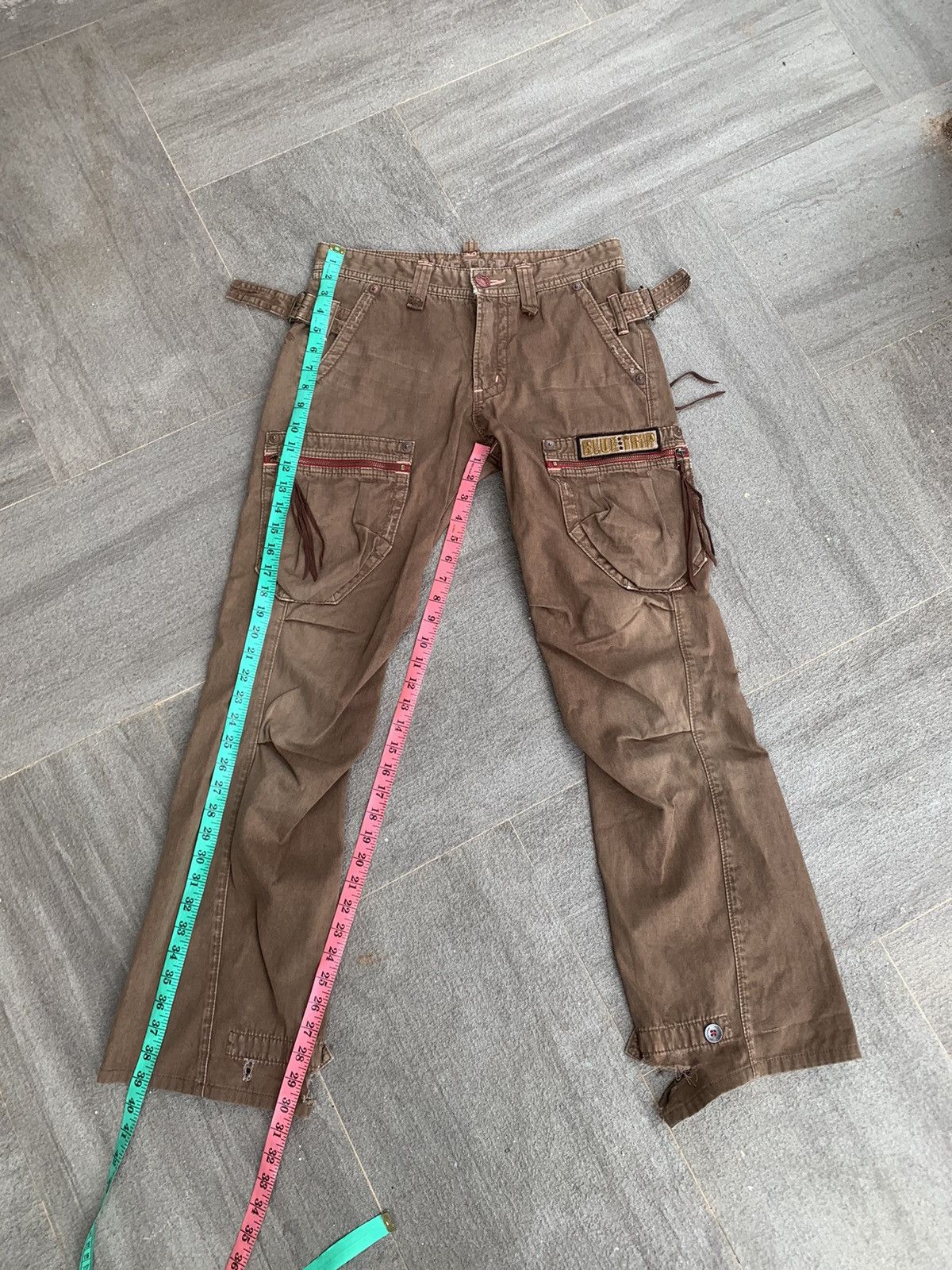 Edwin × Japanese Brand Edwin Blue Trip Distressed Pants Size US 31 - 6 Thumbnail
