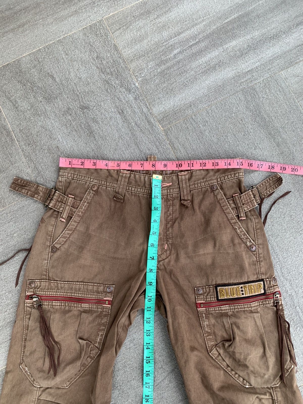 Edwin × Japanese Brand Edwin Blue Trip Distressed Pants Size US 31 - 5 Thumbnail