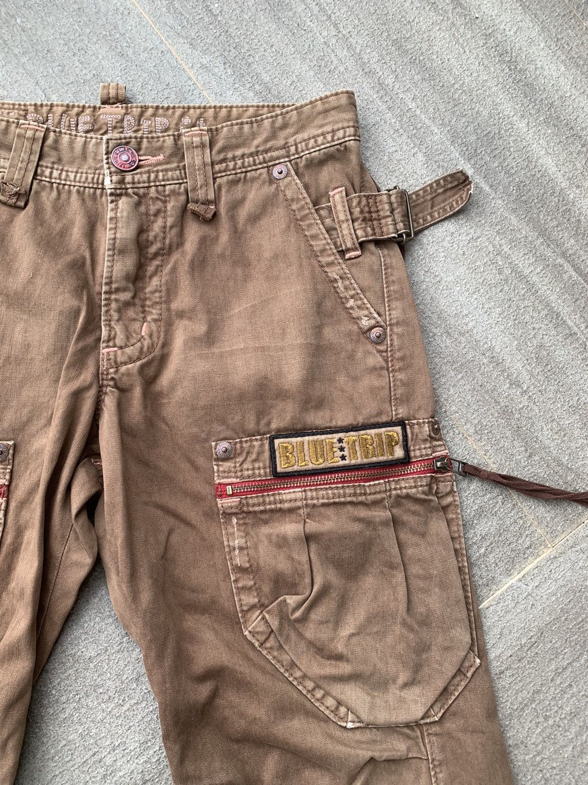Edwin × Japanese Brand Edwin Blue Trip Distressed Pants Size US 31 - 10 Thumbnail