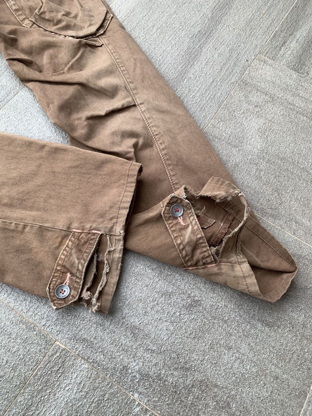 Edwin × Japanese Brand Edwin Blue Trip Distressed Pants Size US 31 - 14 Thumbnail